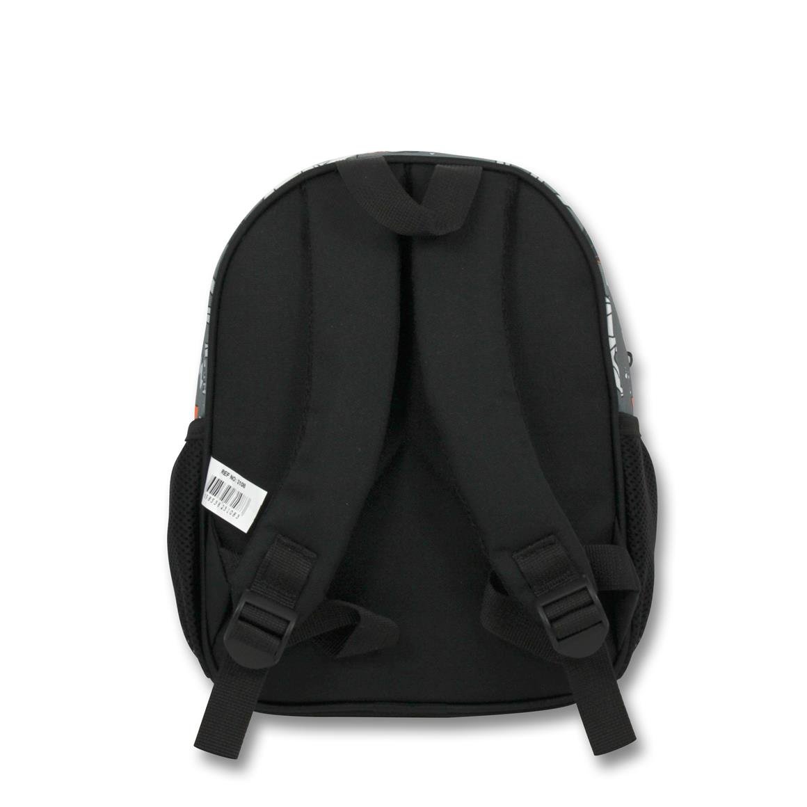 Famebag-Ümit Çanta Siyah Gri Dinazor Anaokulu Çantası Beslenme Ve Kalem Çantası Seti