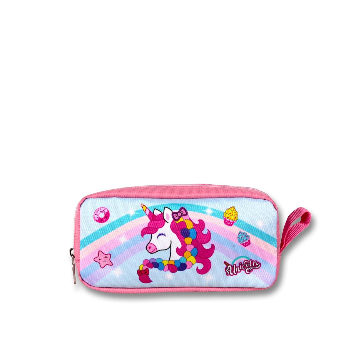 Famebag-Ümit Çanta Unicorn Anaokulu Çantası Beslenme Ve Kalem Çantası Seti