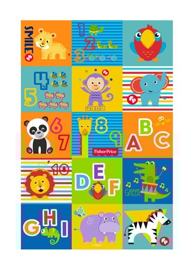 Fisher Price 100*160 Eğitici Rakamlar Halı