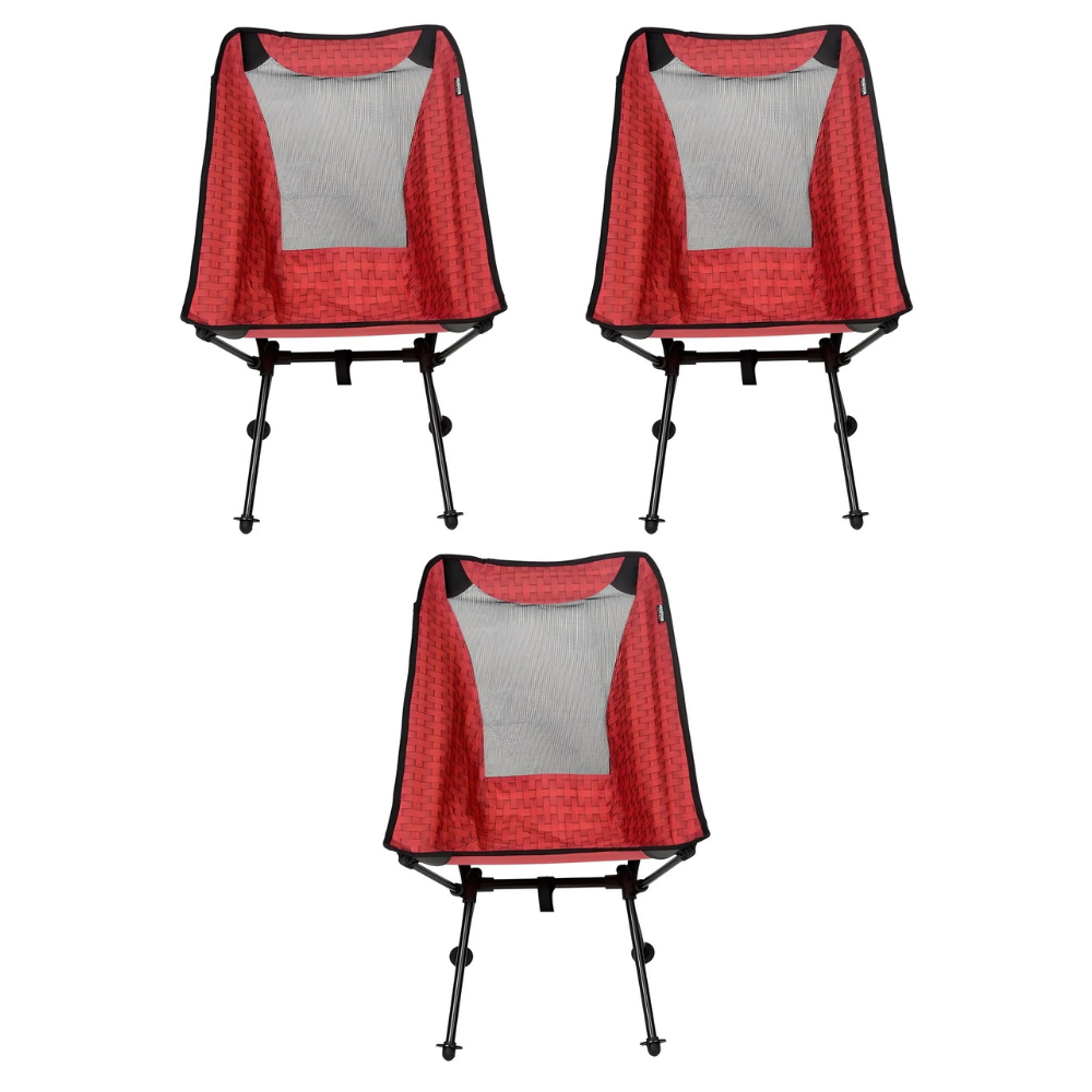 Katlanabilir Pratik Kamp ve Piknik Sandalyesi 3 'lü takım