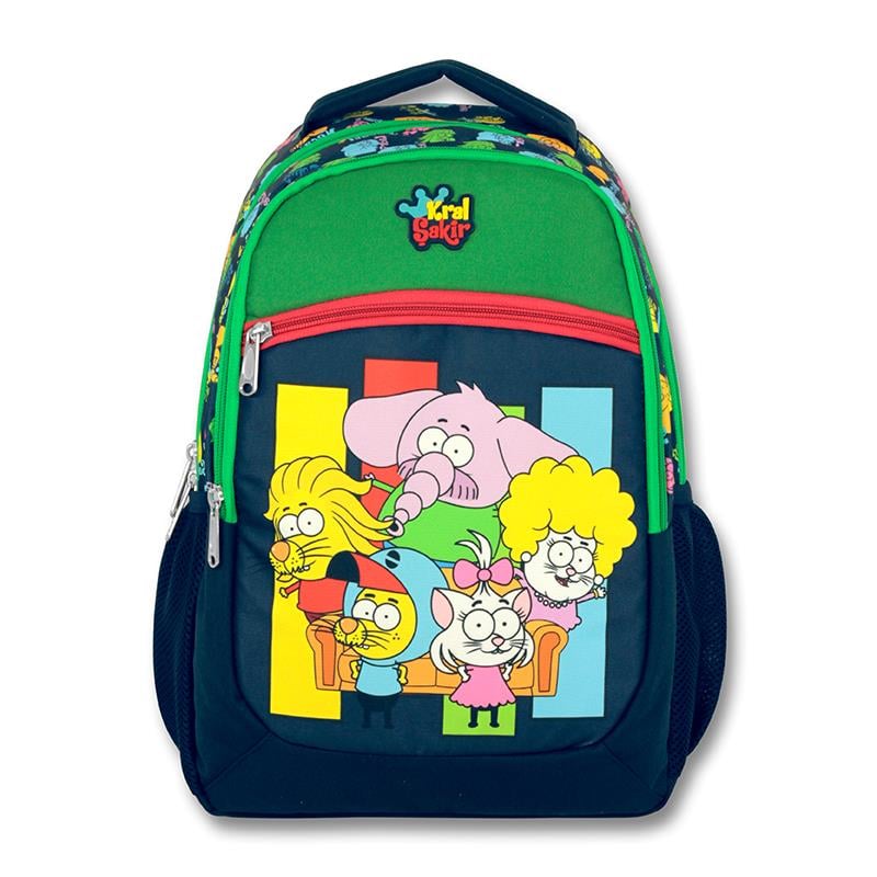 Kral Şakir Arkadaşlar Ilk Ve Ortaöğretim Okul Çantası Beslenme Çantası Ve Kalem Çantası Seti