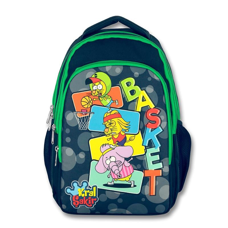 Kral Şakir Basket Ilk Ve Ortaöğretim Okul Çantası Beslenme Çantası Ve Kalem Çantası Seti