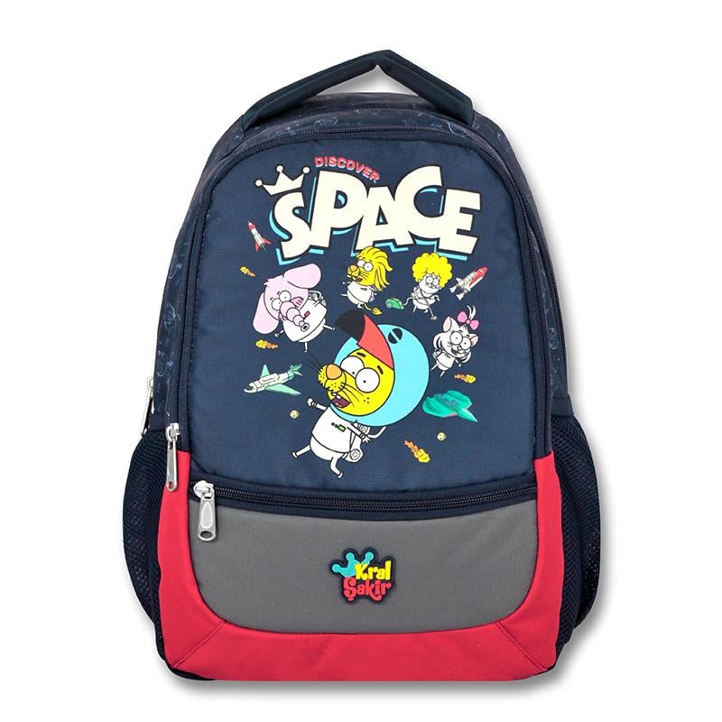 Kral Şakir Space Ilk Ve Ortaöğretim Okul Çantası Beslenme Çantası Ve Kalem Çantası Seti
