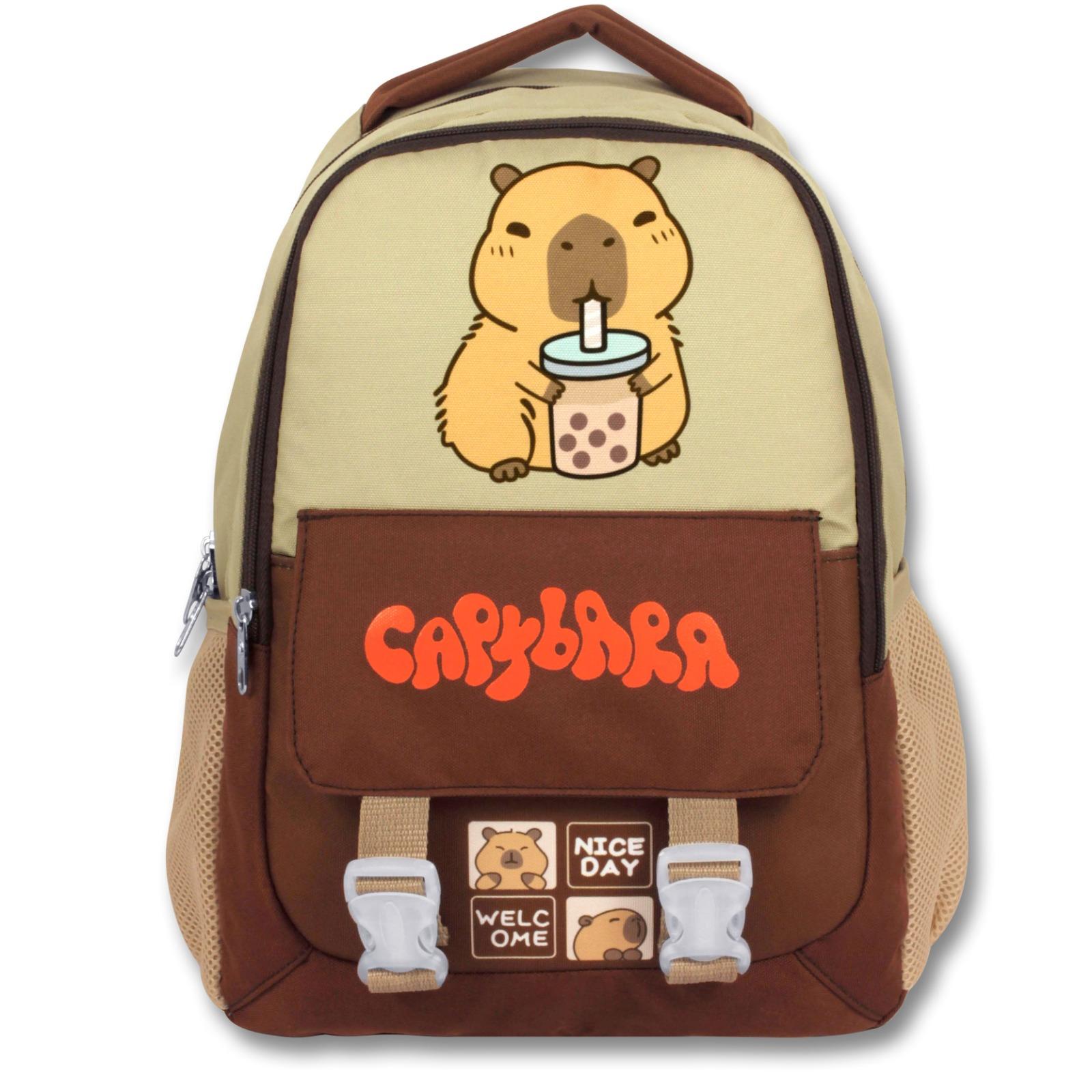 Ümit Çanta Lisanslı Capybara Sırt Çantası- Beslenme Ve Kalem Çantası Seti