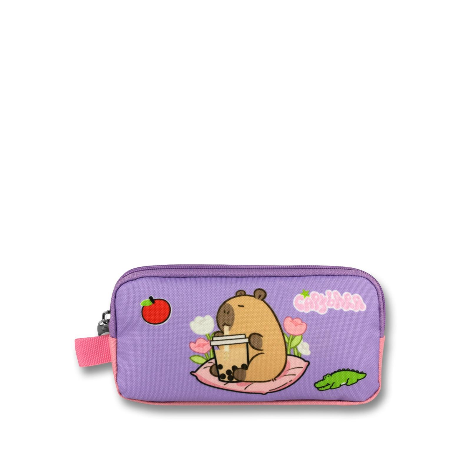 Ümit Çanta Lisanslı Capybara Sırt Çantası- Beslenme Ve Kalem Çantası Seti