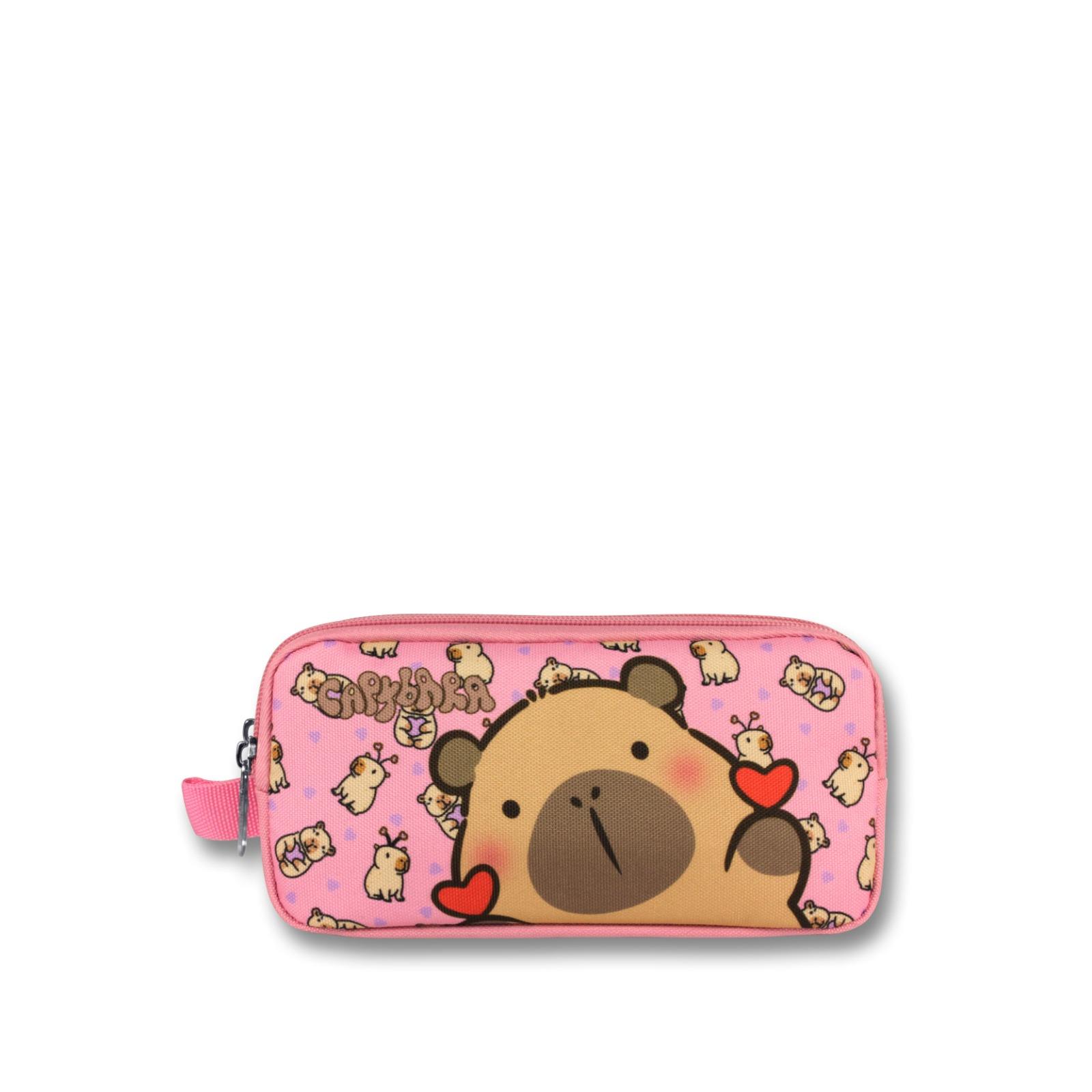 Ümit Çanta Lisanslı Capybara Sırt Çantası- Beslenme Ve Kalem Çantası Seti