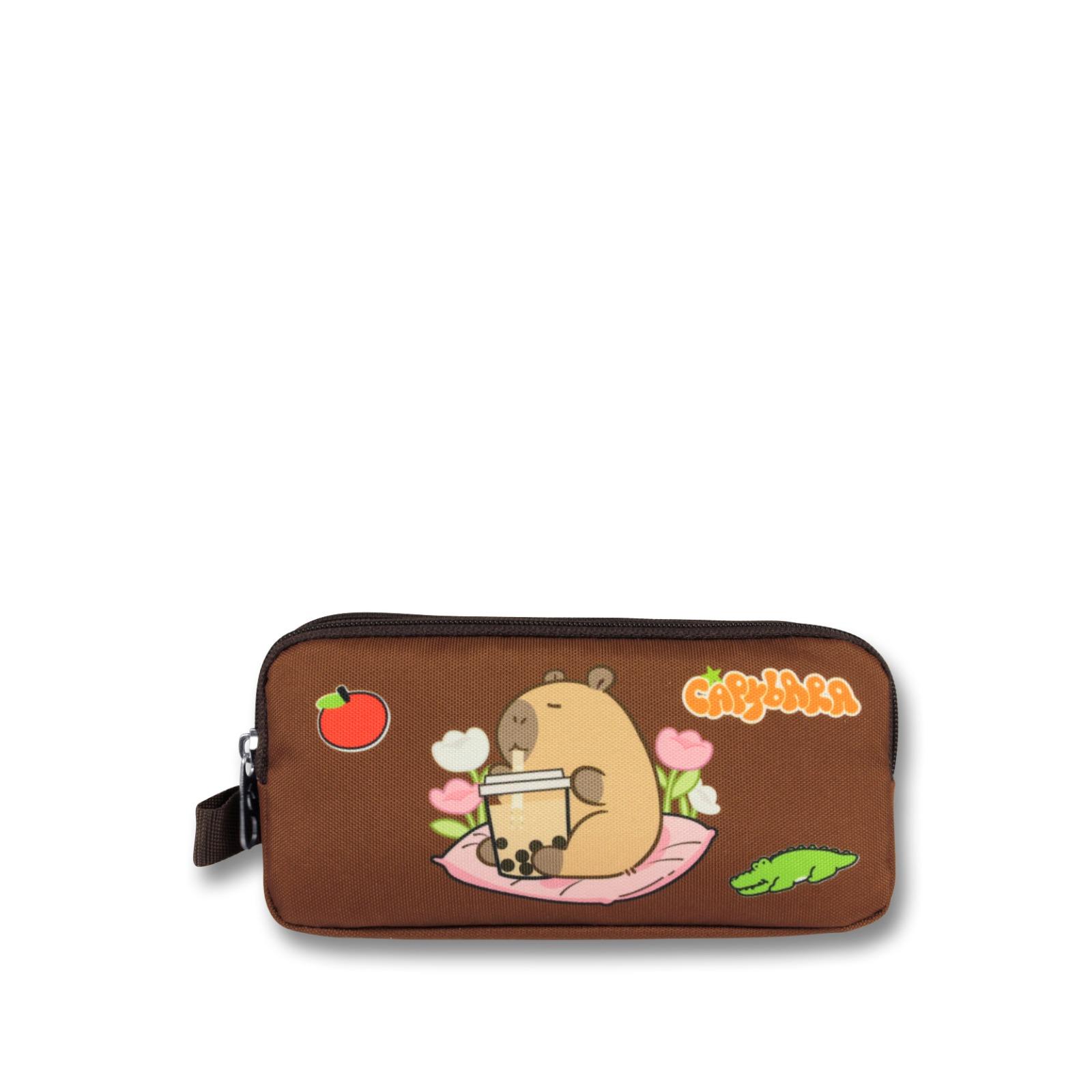 Ümit Çanta Lisanslı Capybara Sırt Çantası- Beslenme Ve Kalem Çantası Seti