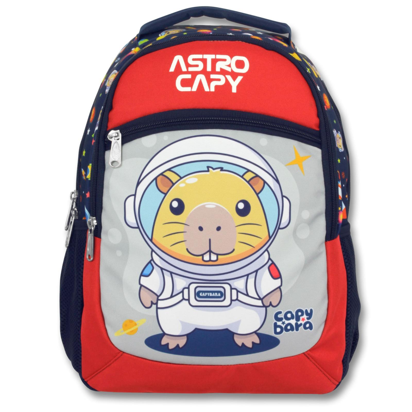 Ümit Çanta Lisanslı Capybara Sırt Çantası- Beslenme Ve Kalem Çantası Seti
