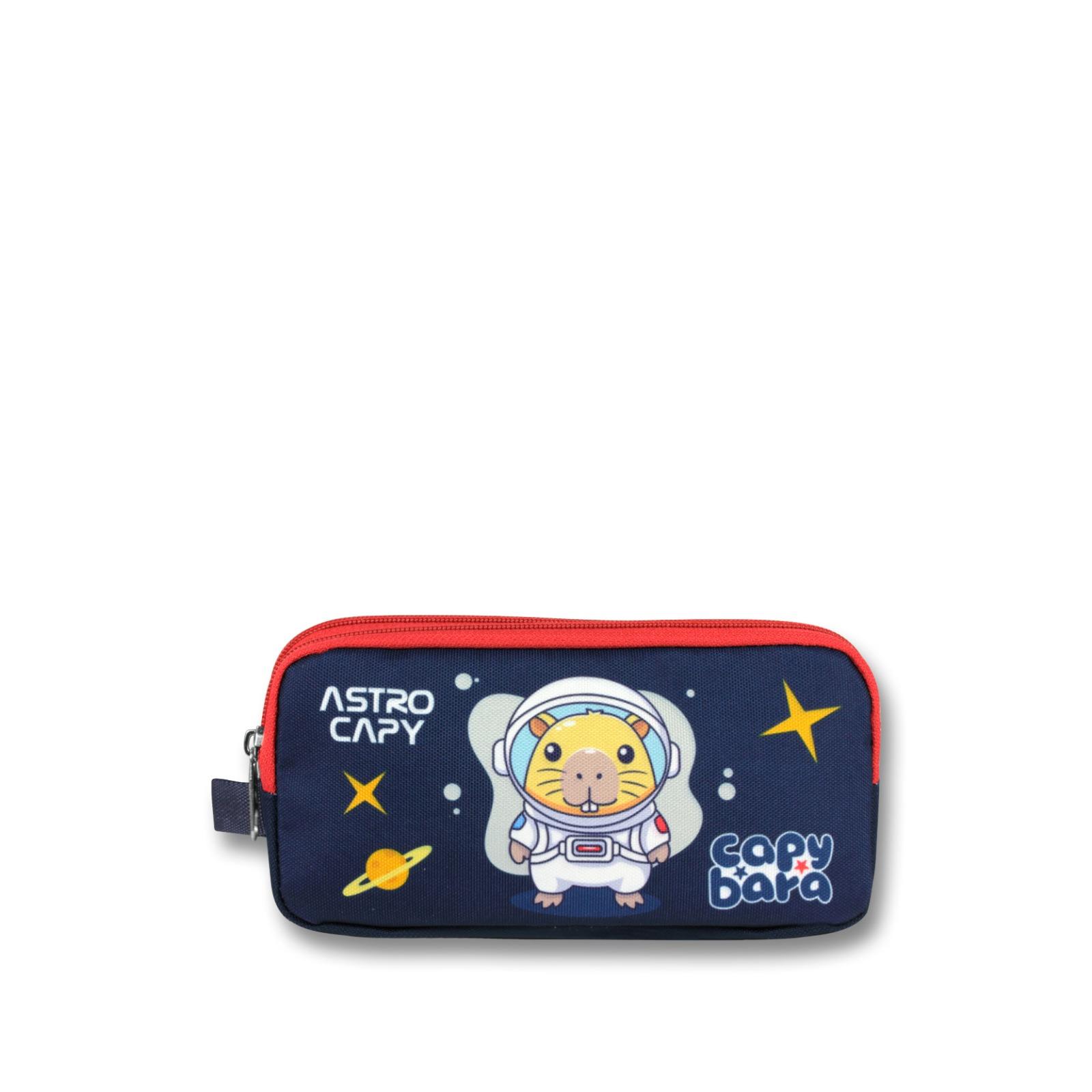 Ümit Çanta Lisanslı Capybara Sırt Çantası- Beslenme Ve Kalem Çantası Seti