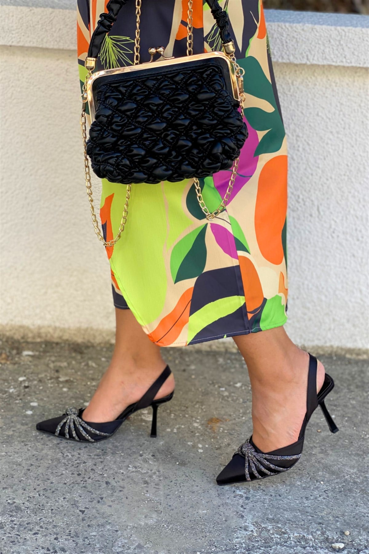 Lady Stiletto Ayakkabı Siyah