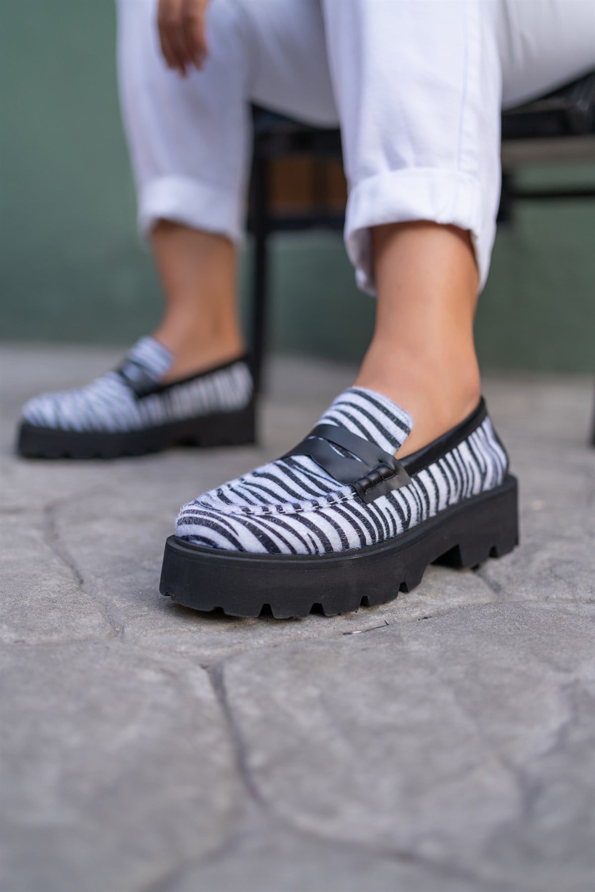 Luis Makosen Ayakkabı Zebra