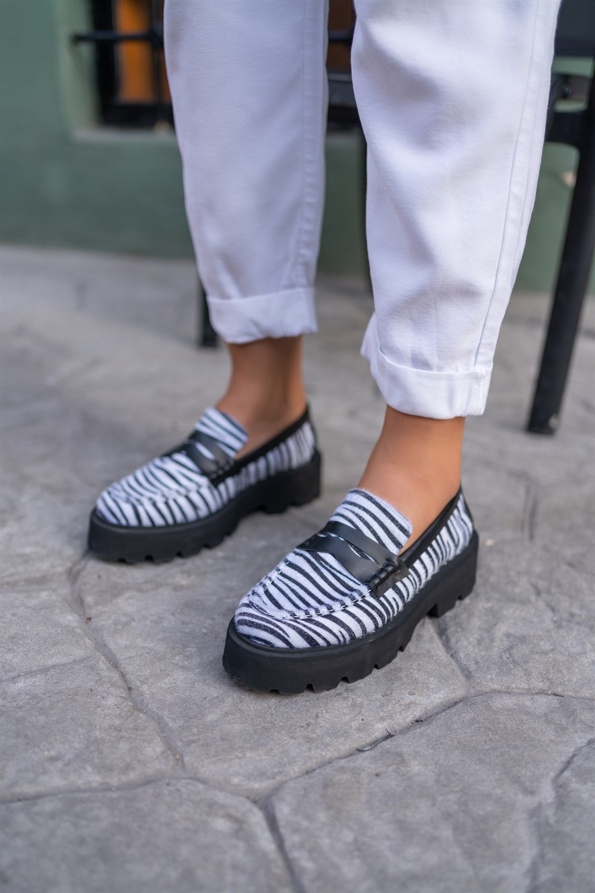 Luis Makosen Ayakkabı Zebra