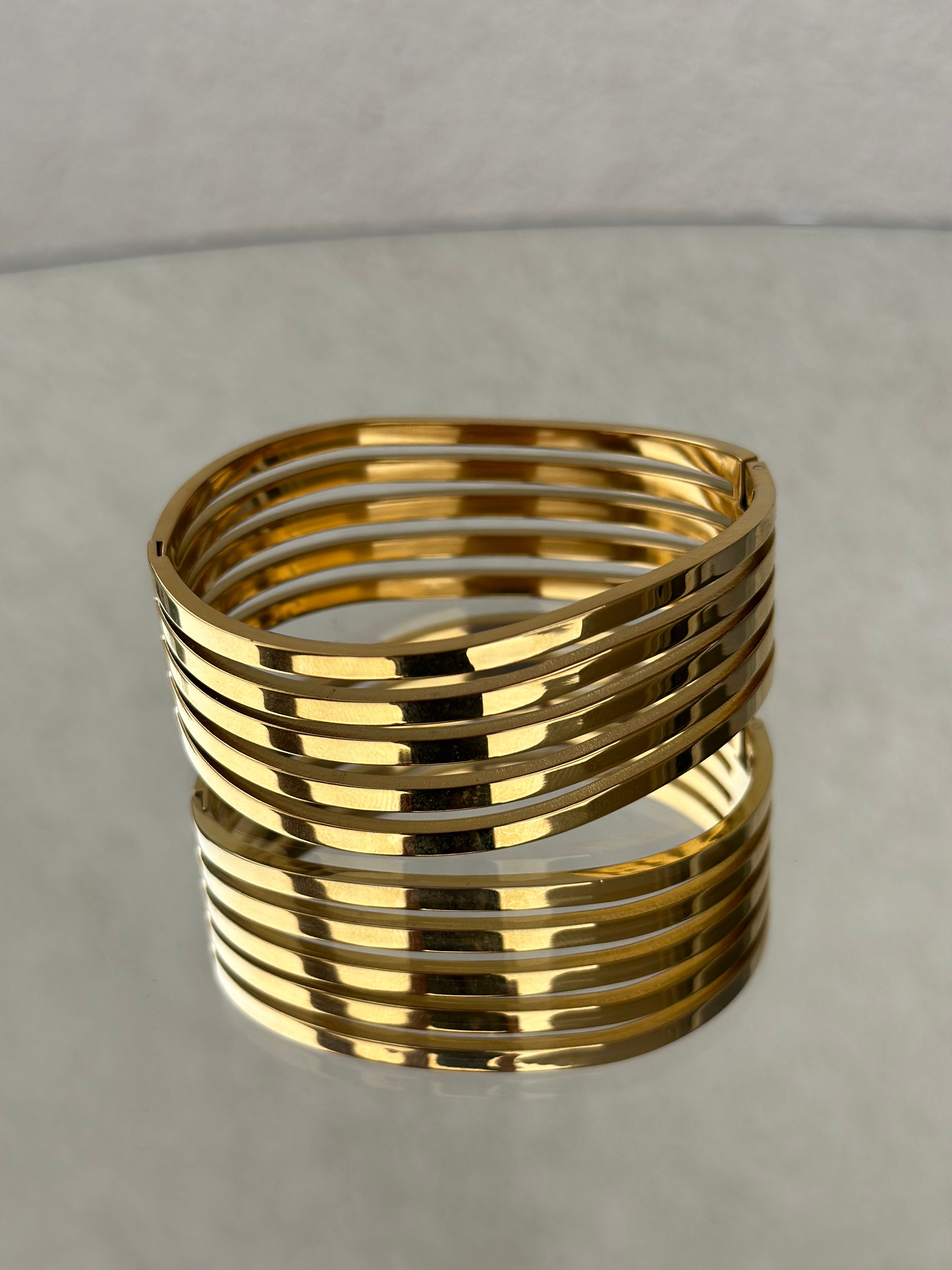 Oval Detay Çelik Bileklik