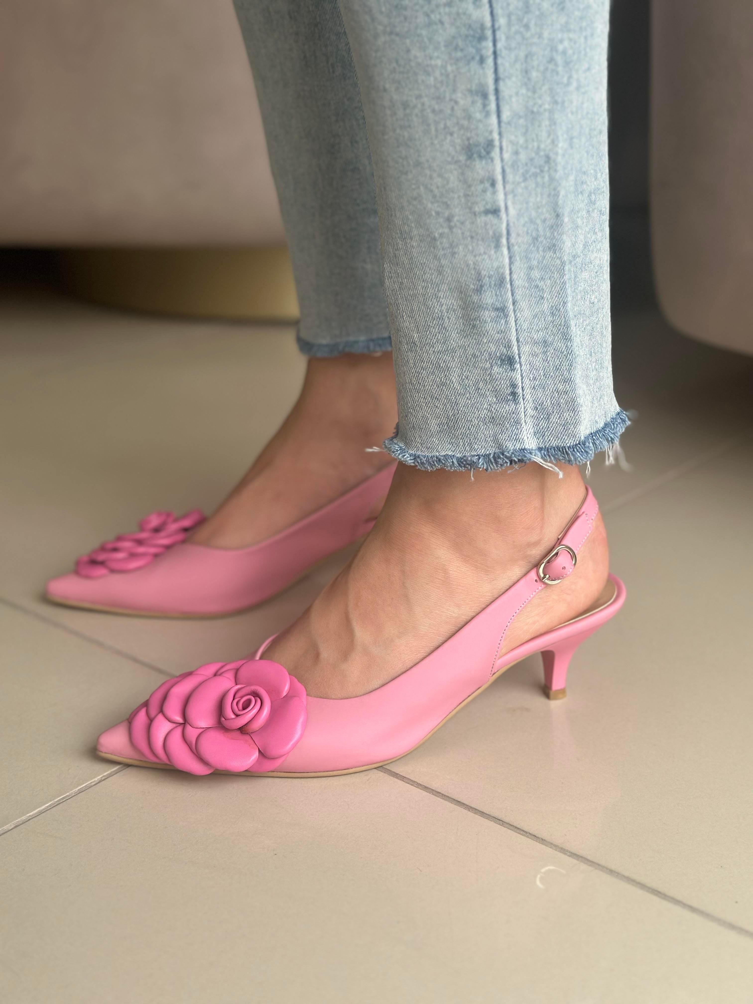 Sofia Topuklu Ayakkabı Pembe