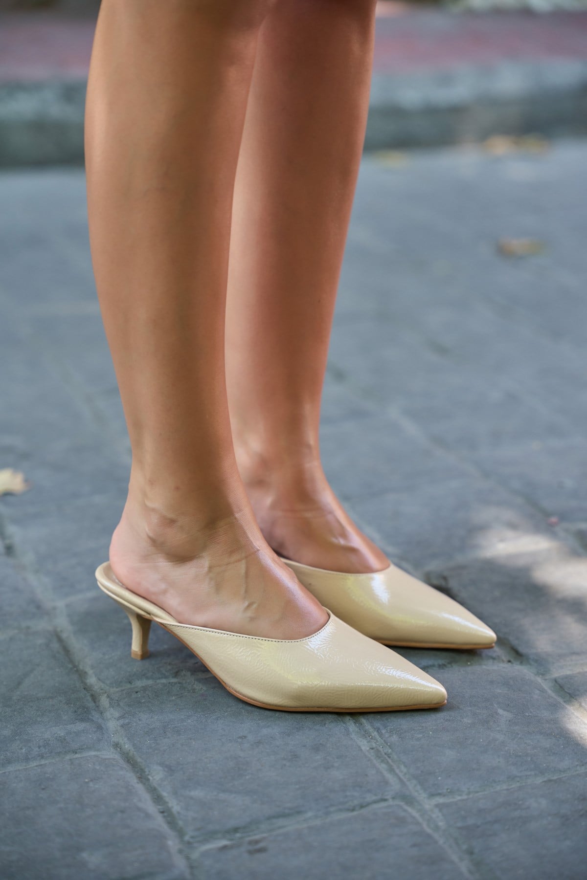 Sofia Topuklu Terlik Nude