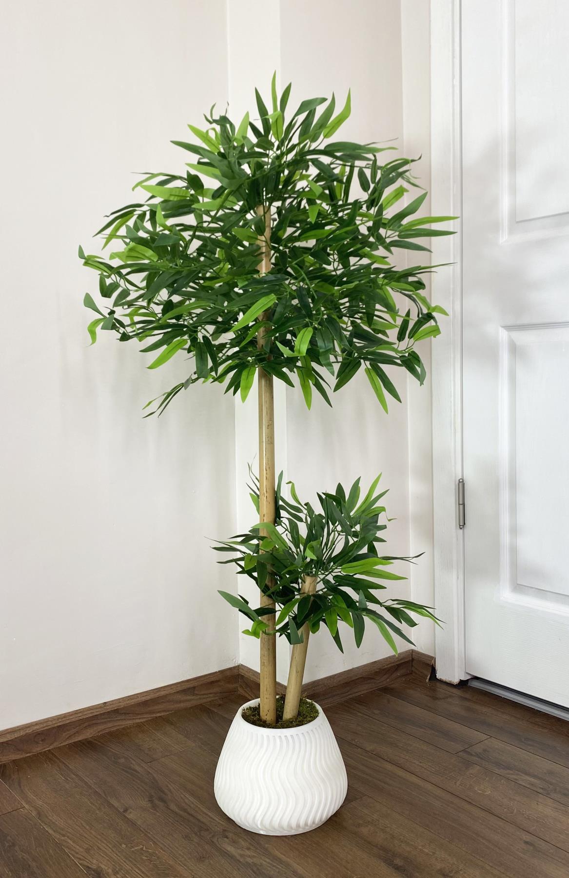 YAPAY BAMBU AĞACI  125CM YOĞUN YAPRAKLI