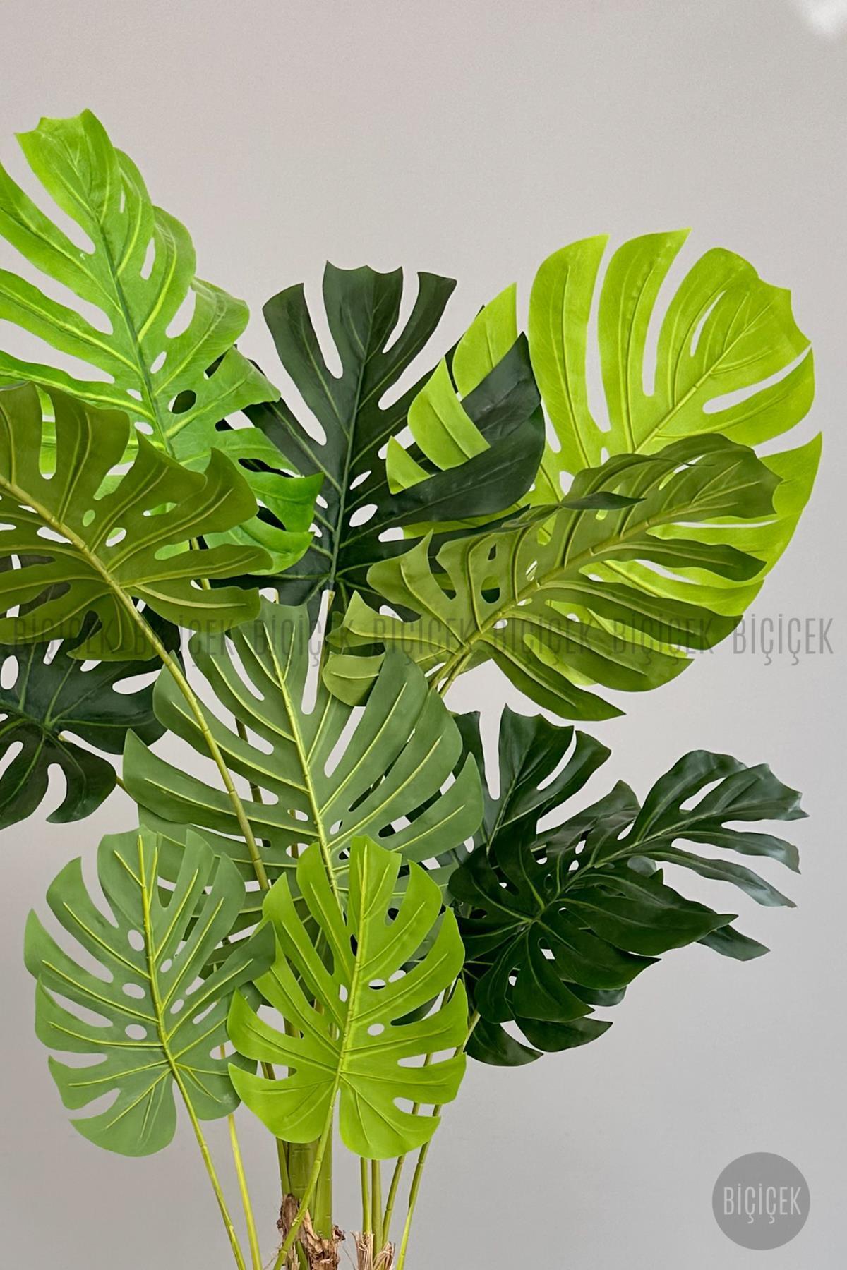 Yapay Monstera Ağacı 170 cm lux dış mekan saksıda