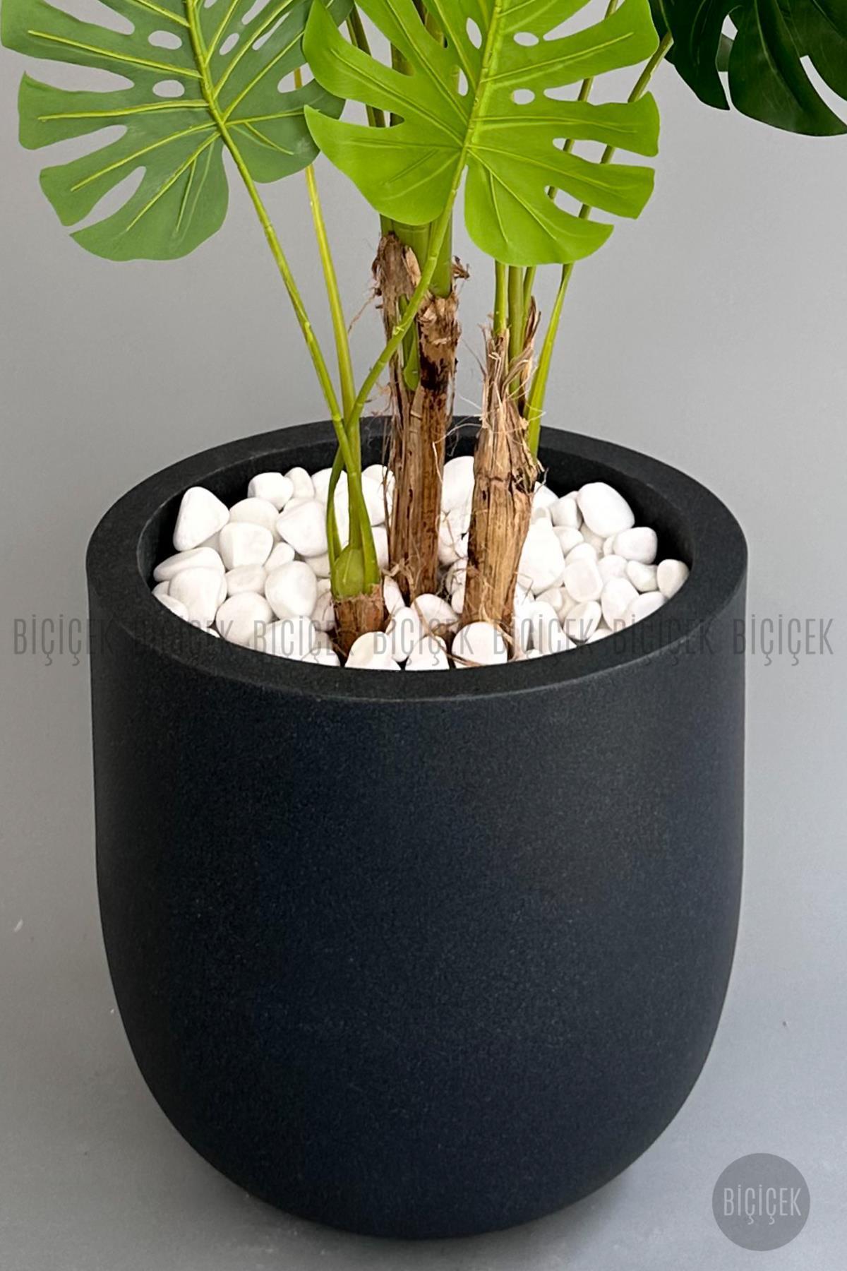 Yapay Monstera Ağacı 170 cm lux dış mekan saksıda