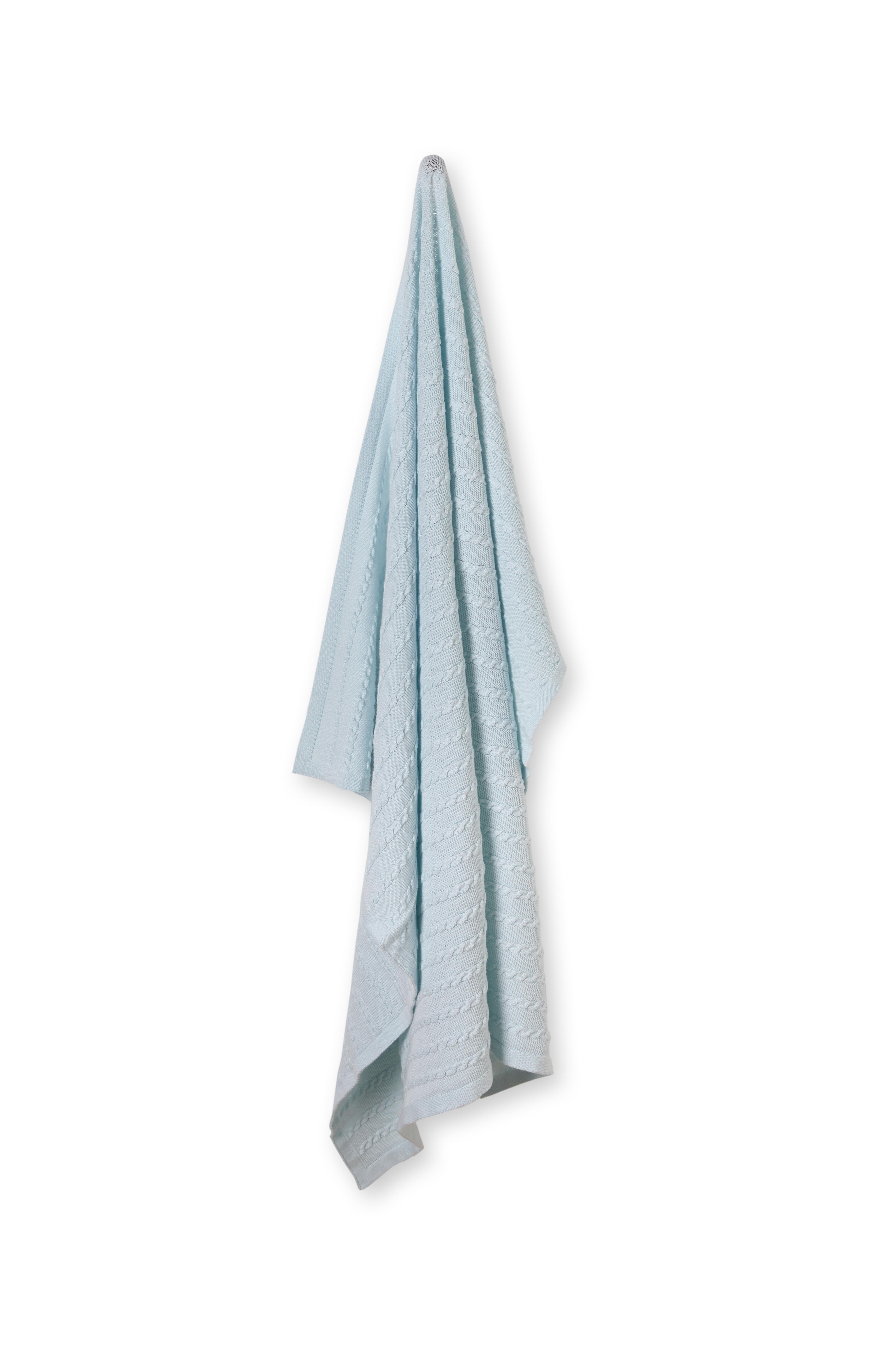 Bebek Mavisi Örgü Triko Organik Pamuk Yenidoğan Erkek Bebek Tulum Takımı