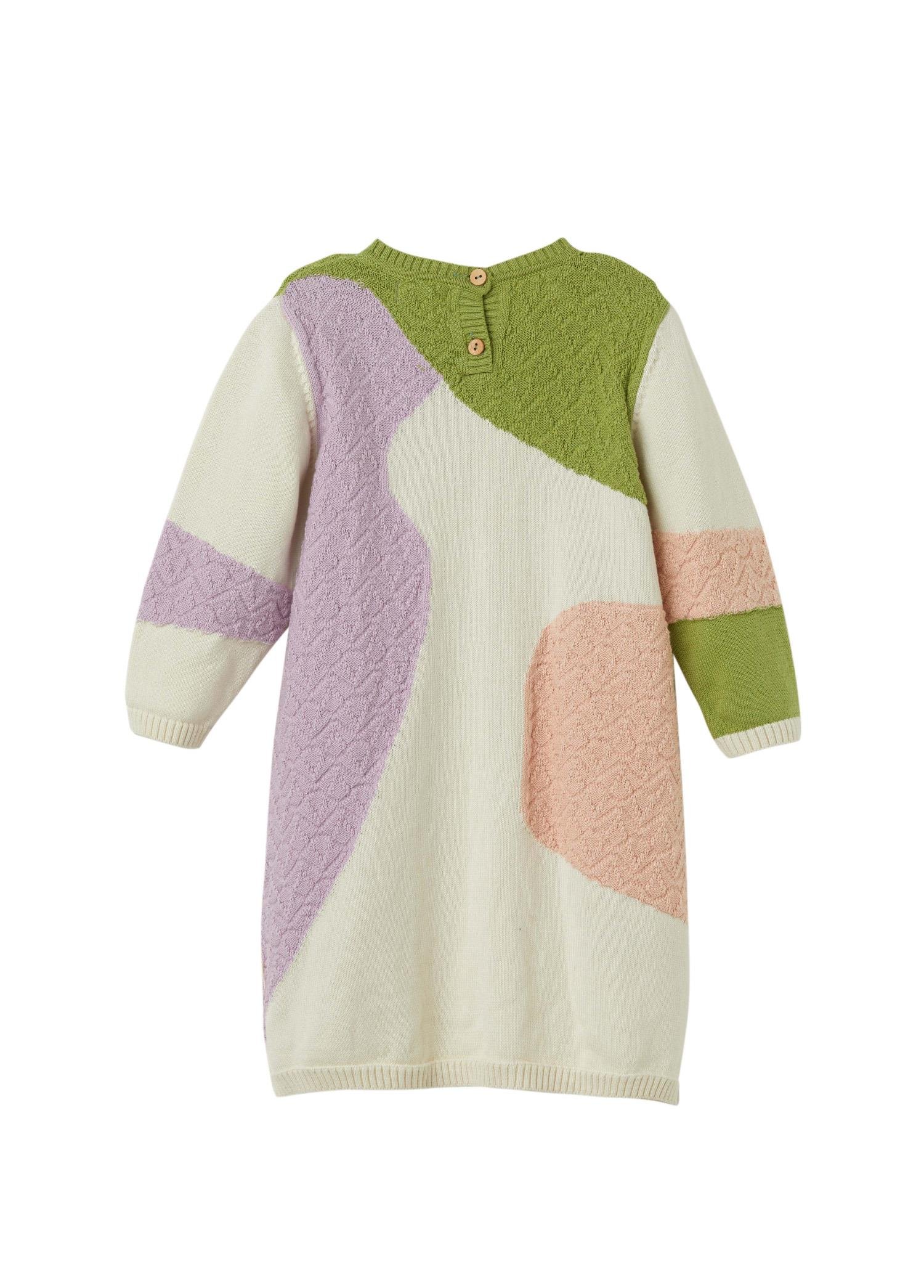 Ekru Organik Pamuk Elbise