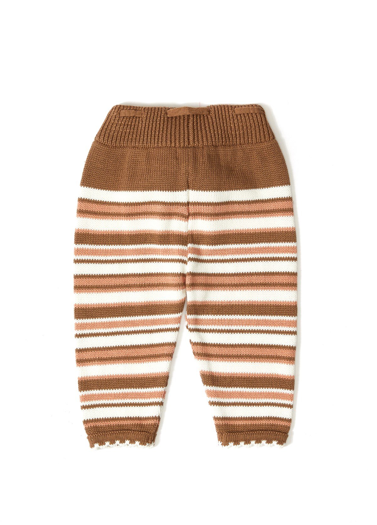 Ekru Tavşan Cepli Organik Pamuk Triko Unisex Bebek İkili Takım