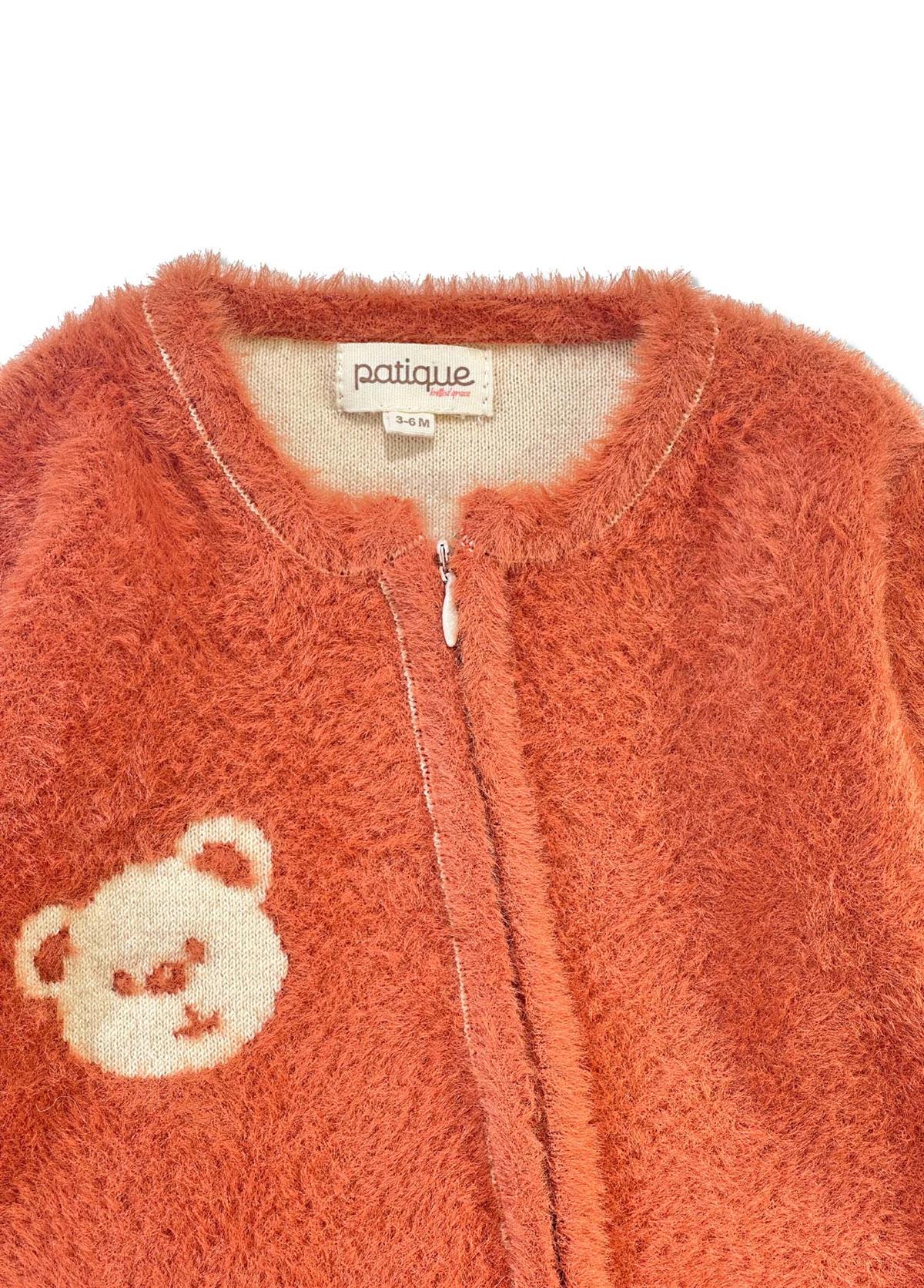 Kiremit Organik Pamuk Ayıcıklı Bebek Tulum