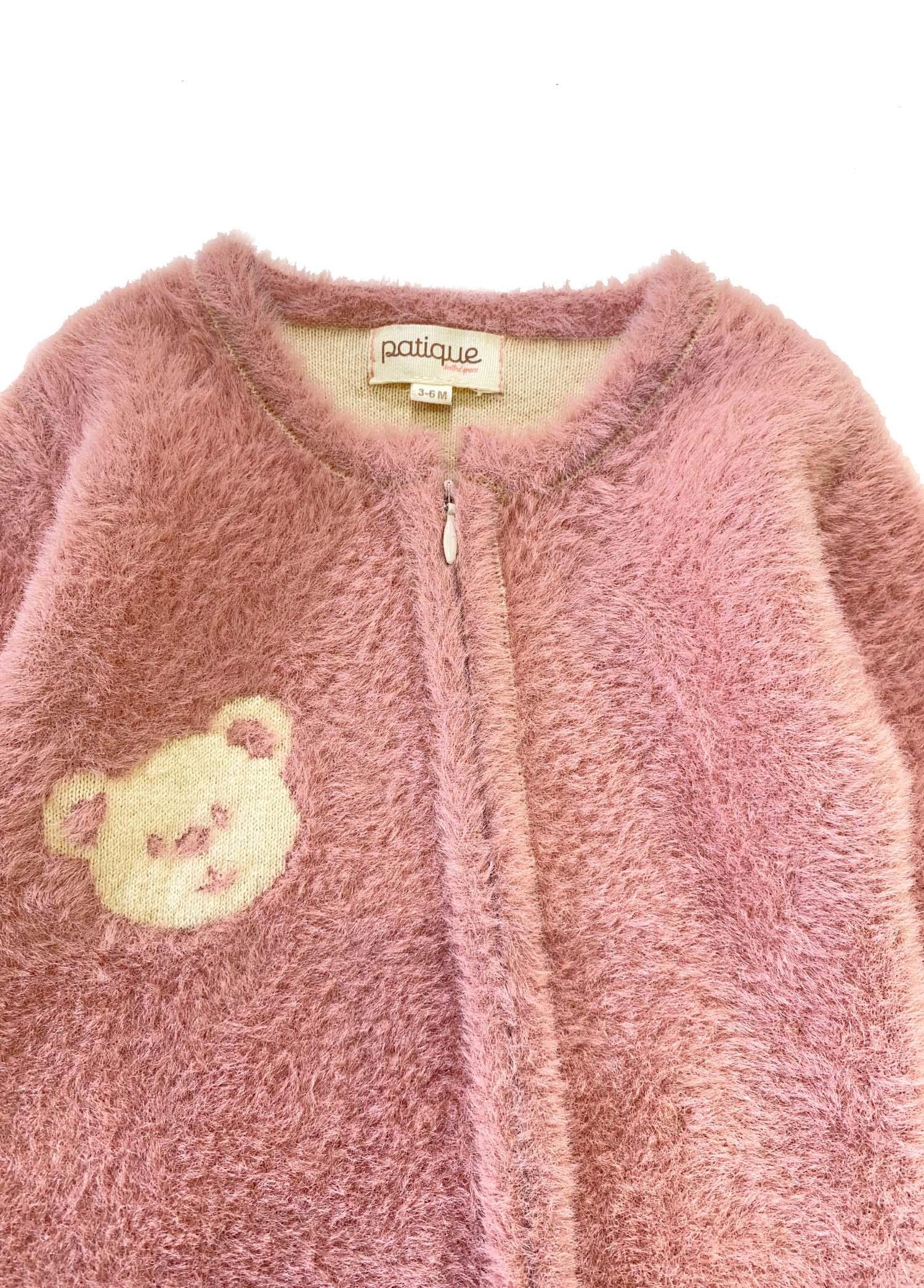 Pembe Ayıcıklı Bebek Welsoft Tulum