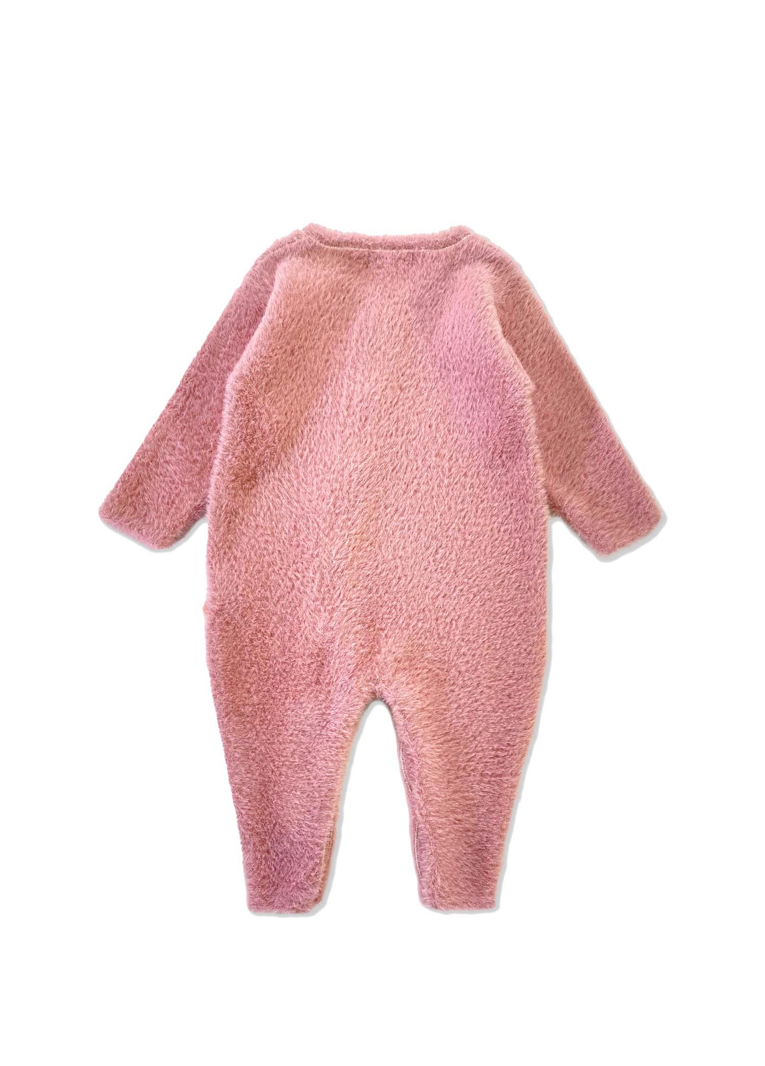 Pembe Ayıcıklı Bebek Welsoft Tulum