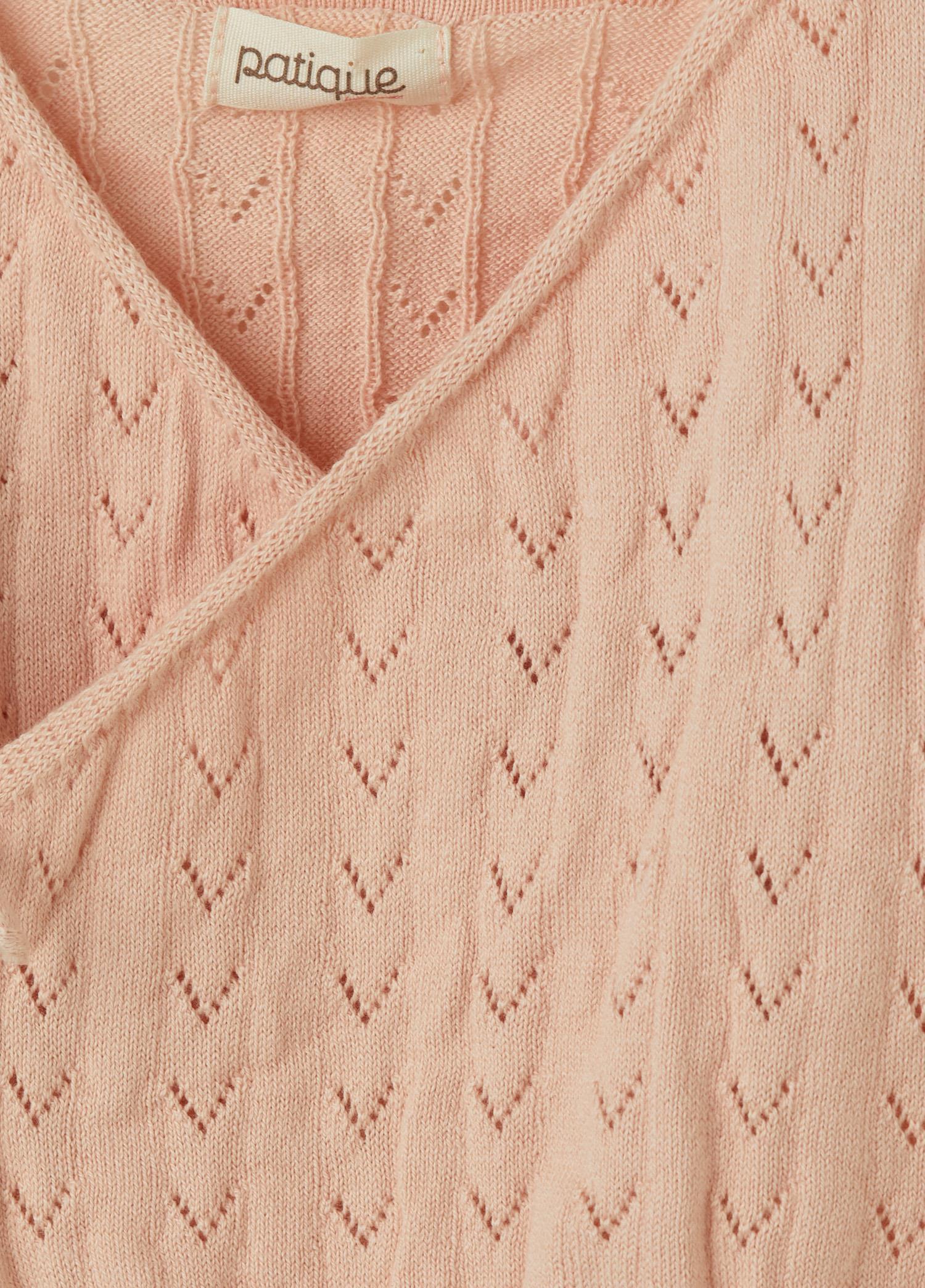 Pembe Organik Pamuk Bebek Hastane Çıkış Seti