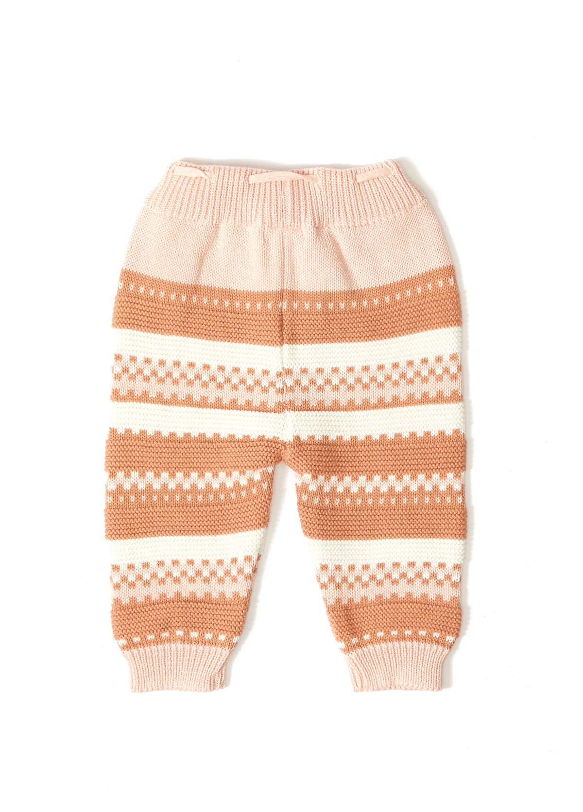 Pembe Organik Pamuk Triko Örme İkili Takım