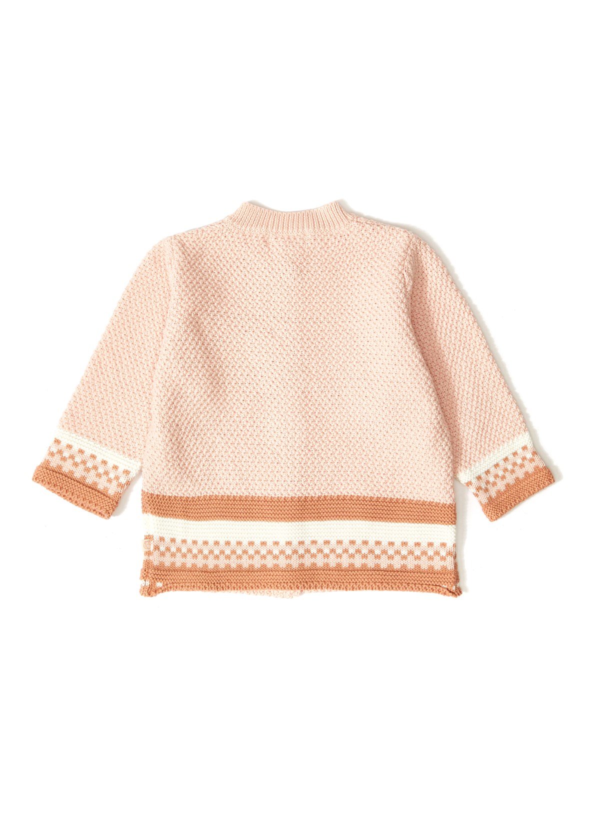 Pembe Organik Pamuk Triko Örme İkili Takım