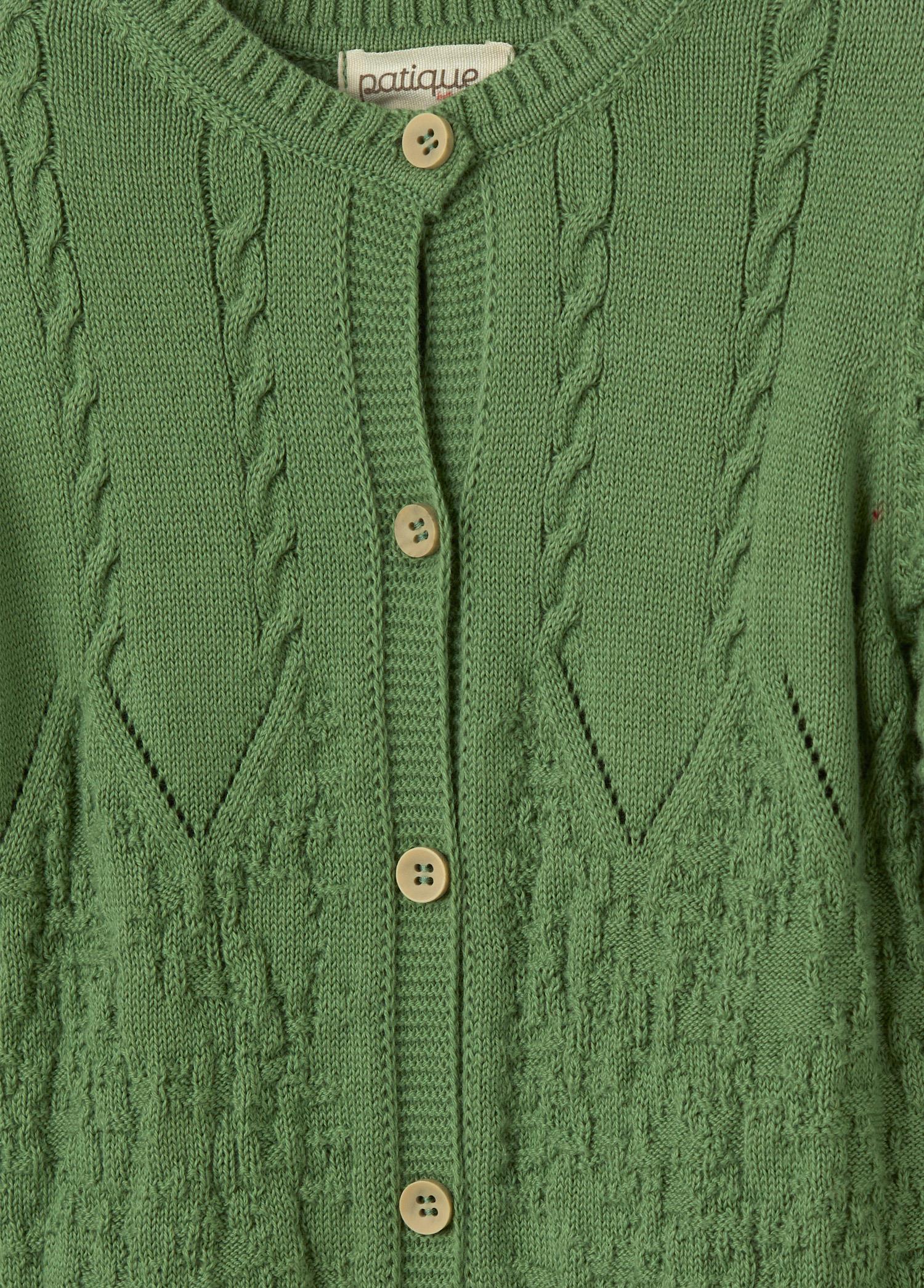 Yeşil Organik Pamuk Örgülü Tulum