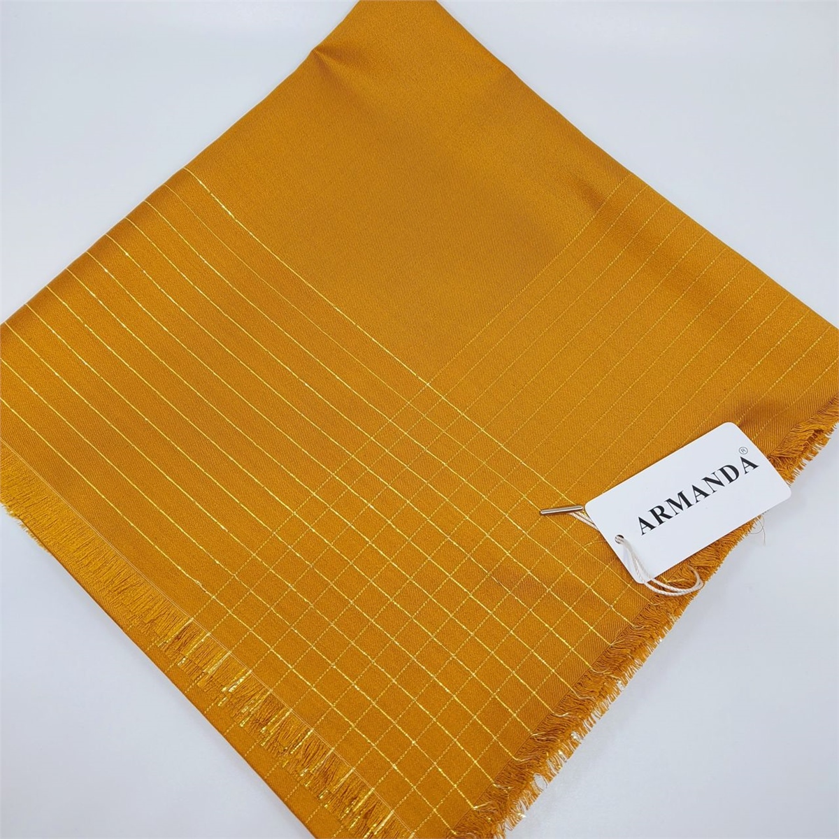 Armanda İpek Eşarp -Gold