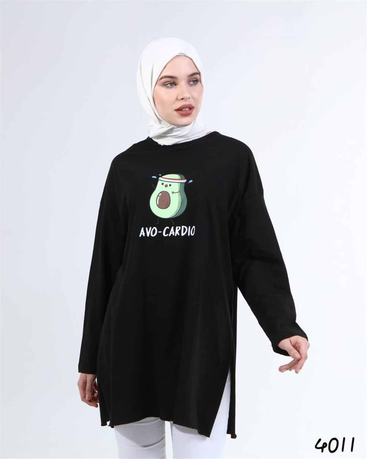 Baskılı Penye Tunik