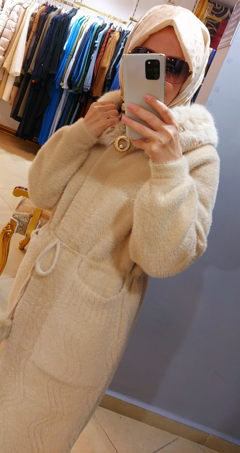 İthal Angora Kaban - Bej