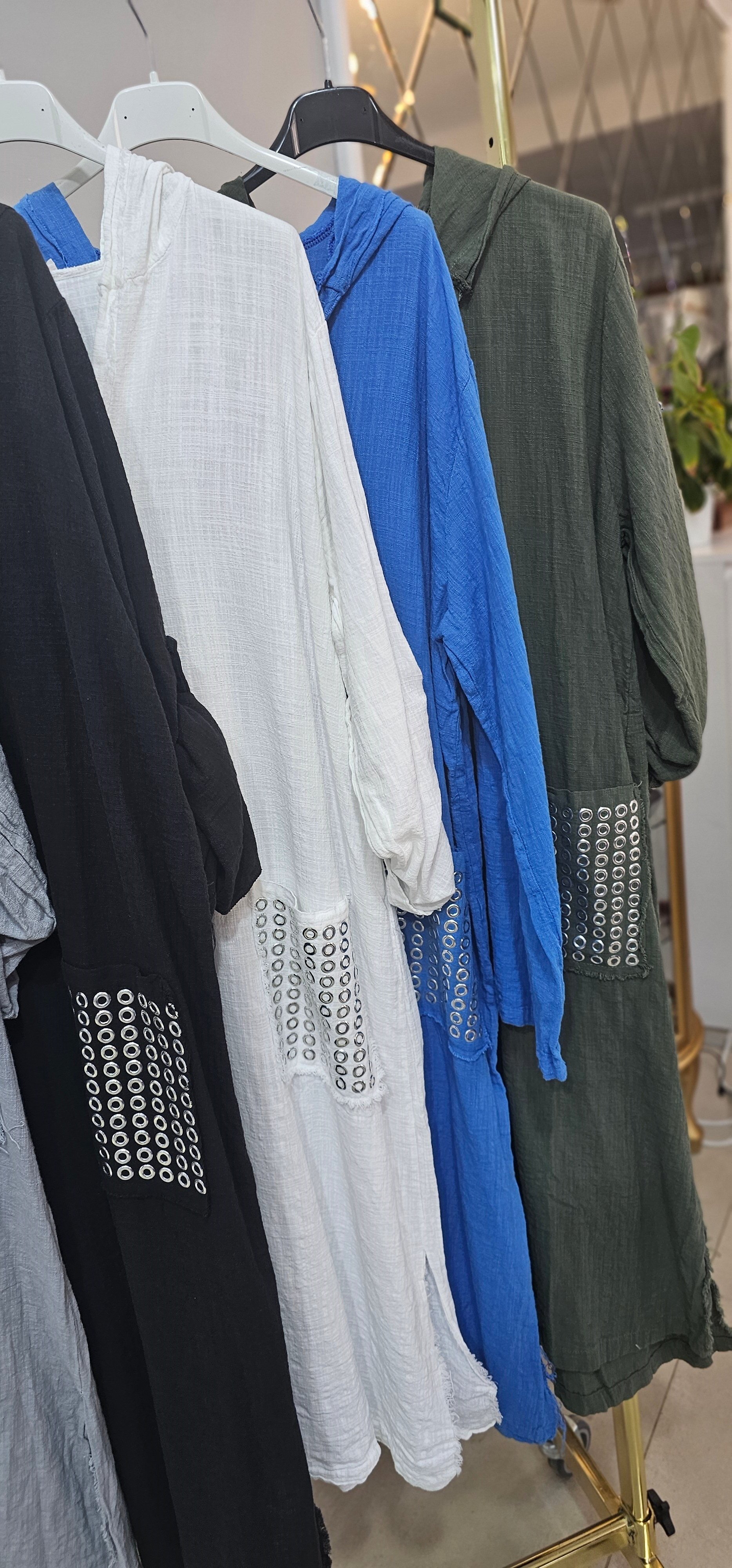 İthal Pamuk Tunik Elbise