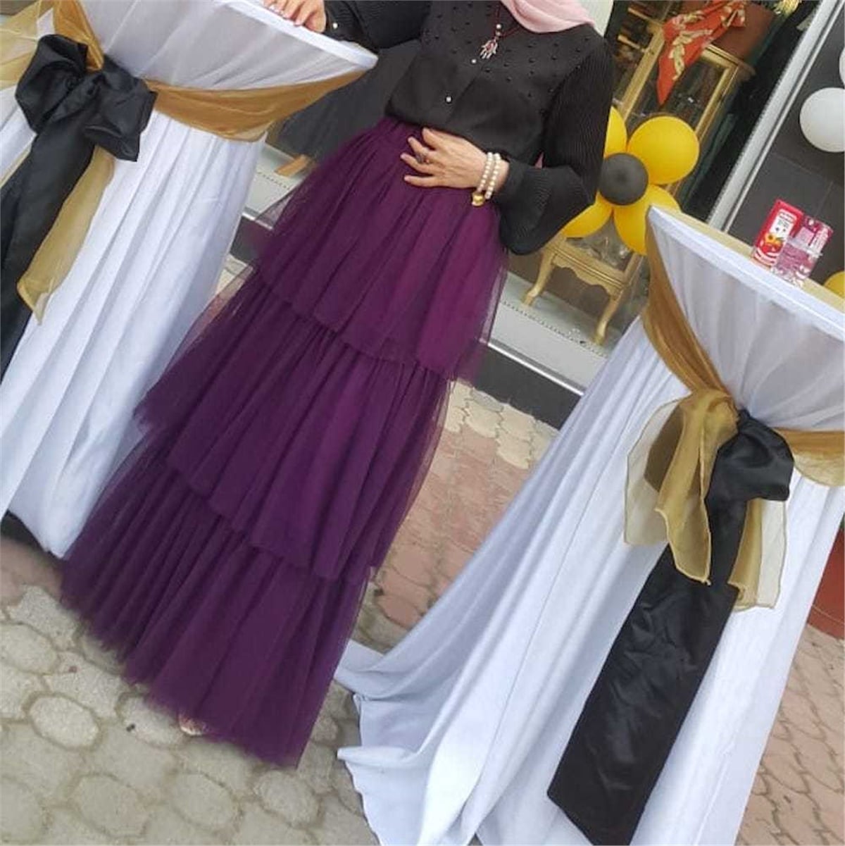 Kat Kat Tütü Etek - Mor