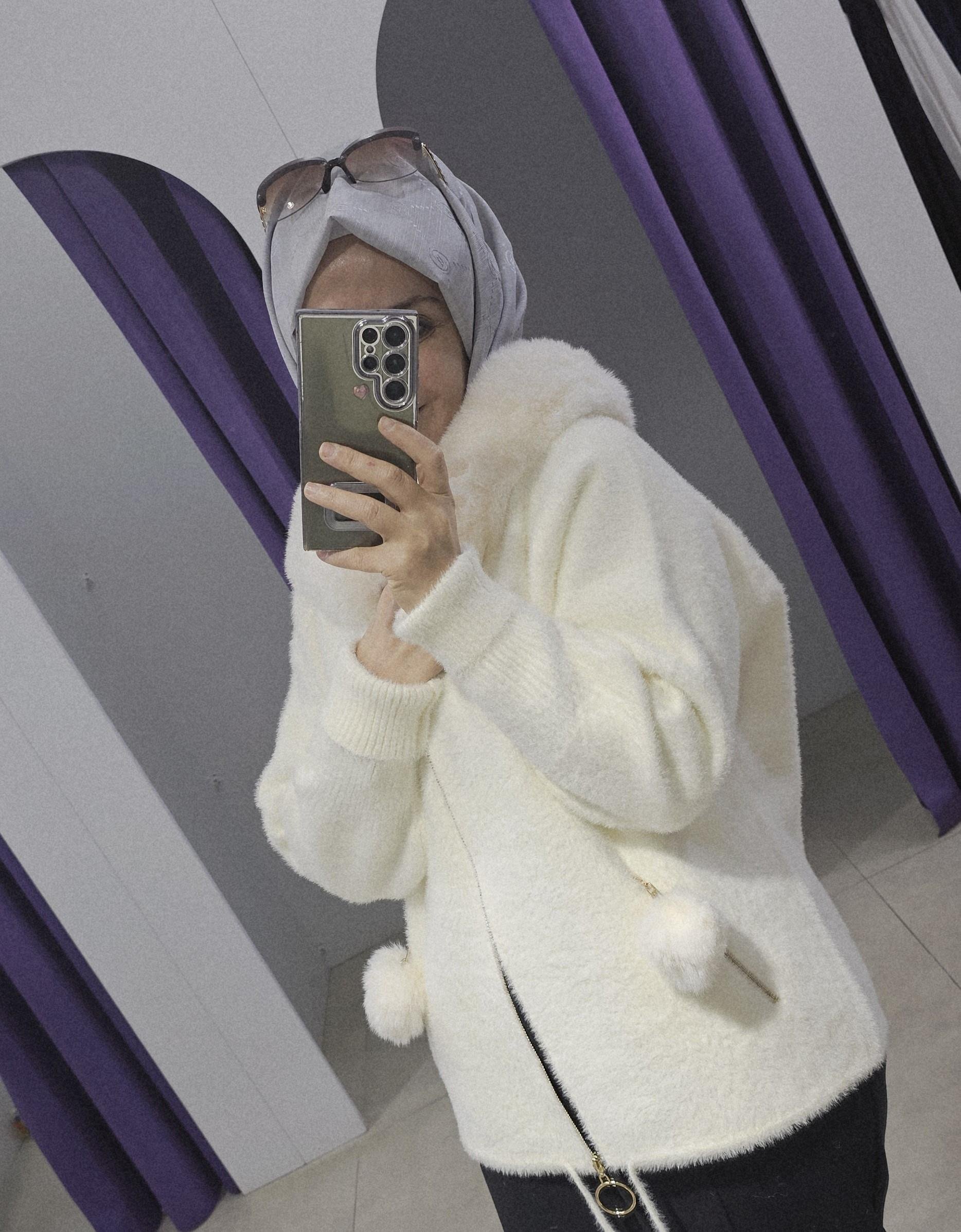 Orjinal İthal Angora Kaban Hırka