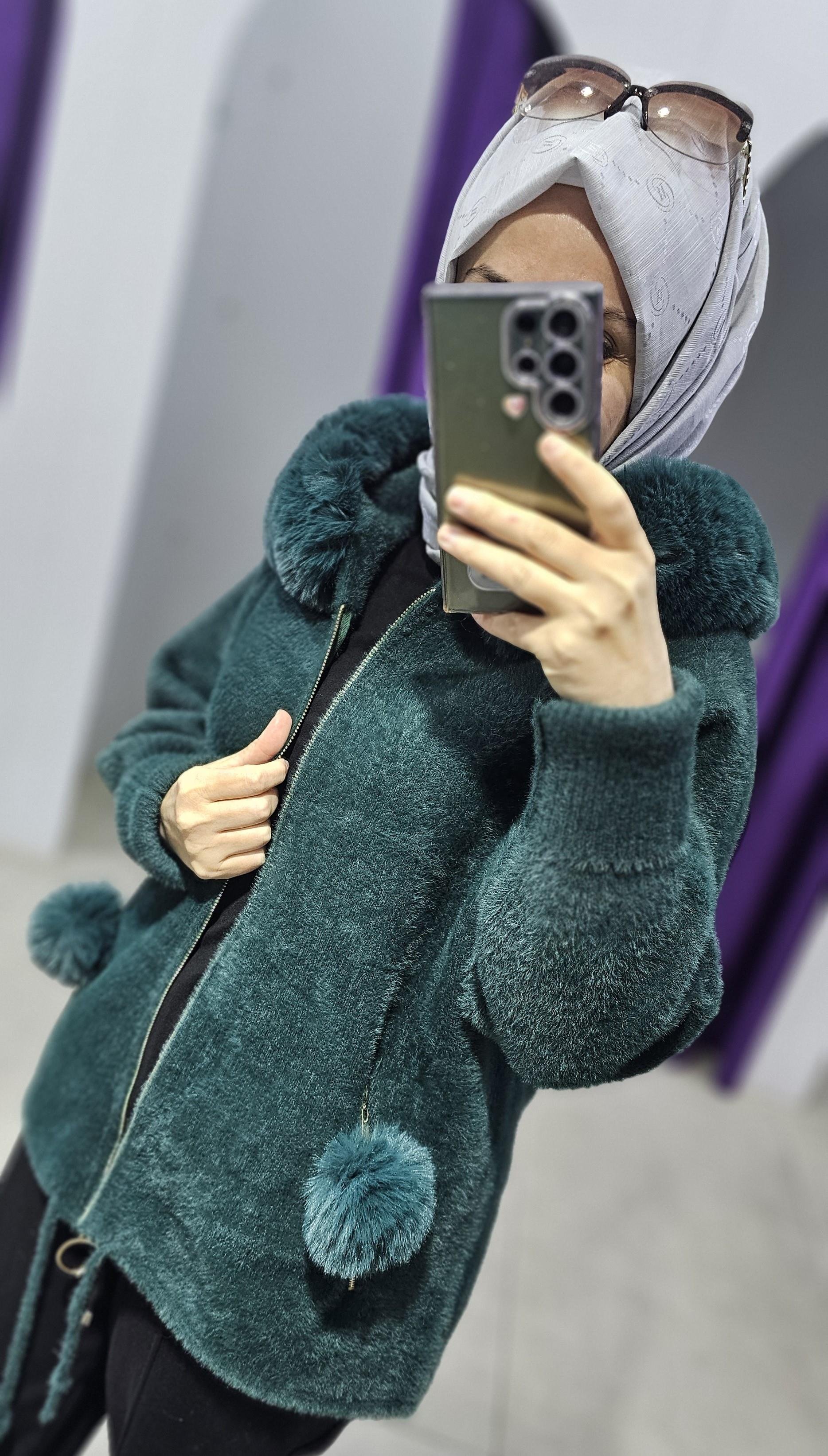 Orjinal İthal Angora Kaban Hırka