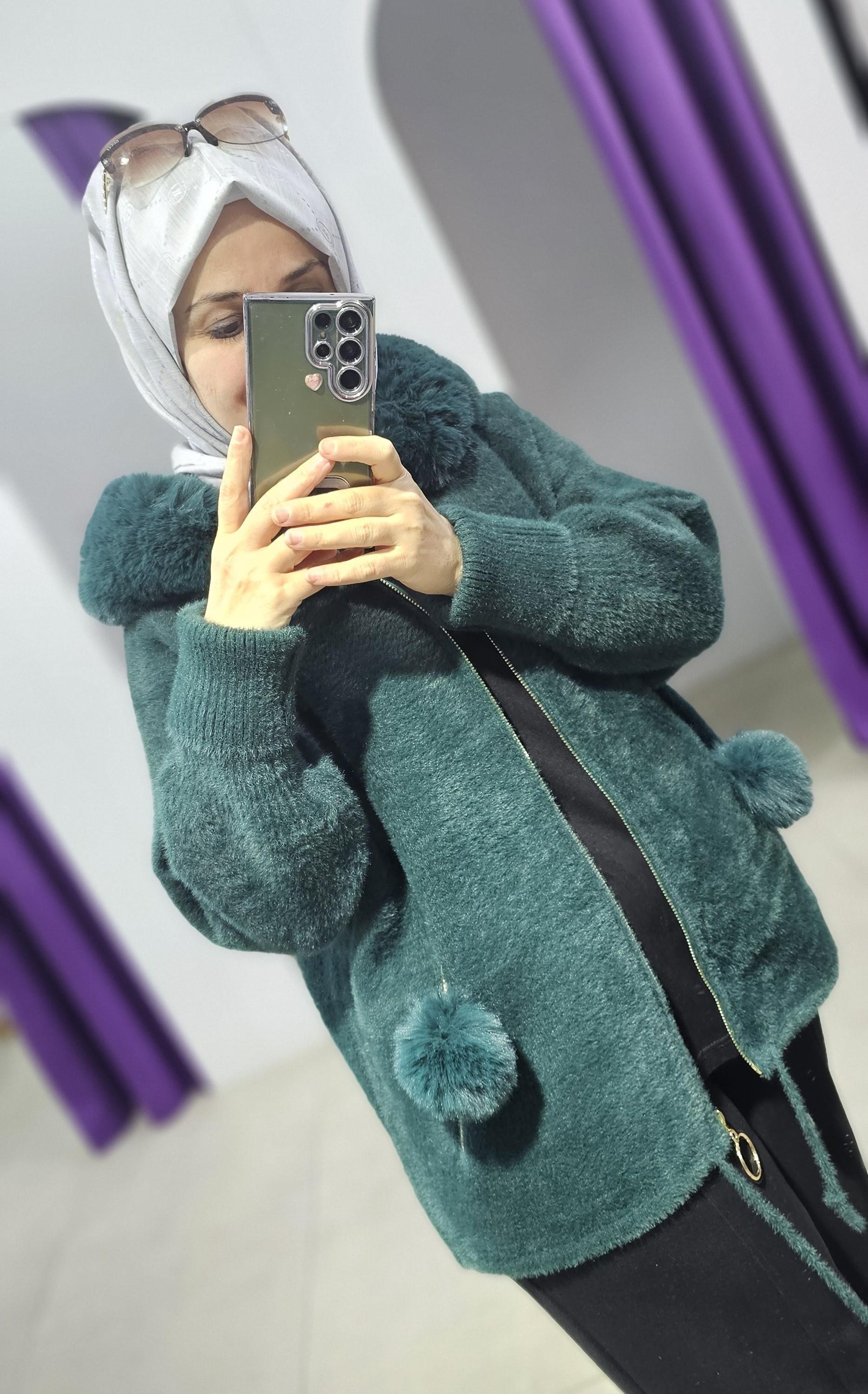Orjinal İthal Angora Kaban Hırka