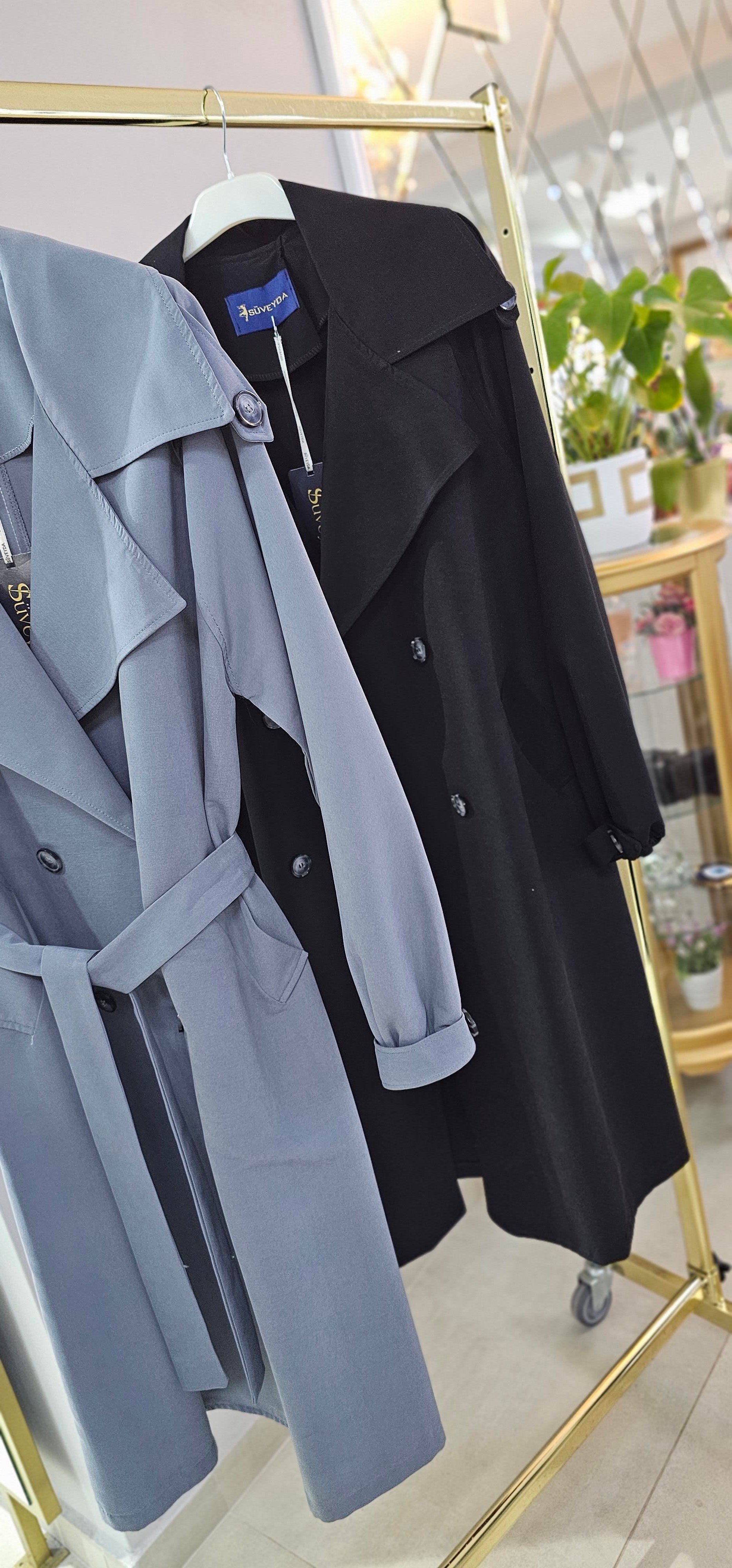 Oversize Gabardin Trench