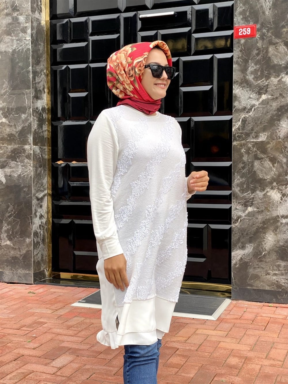 Red Show Tunik  - Ekru
