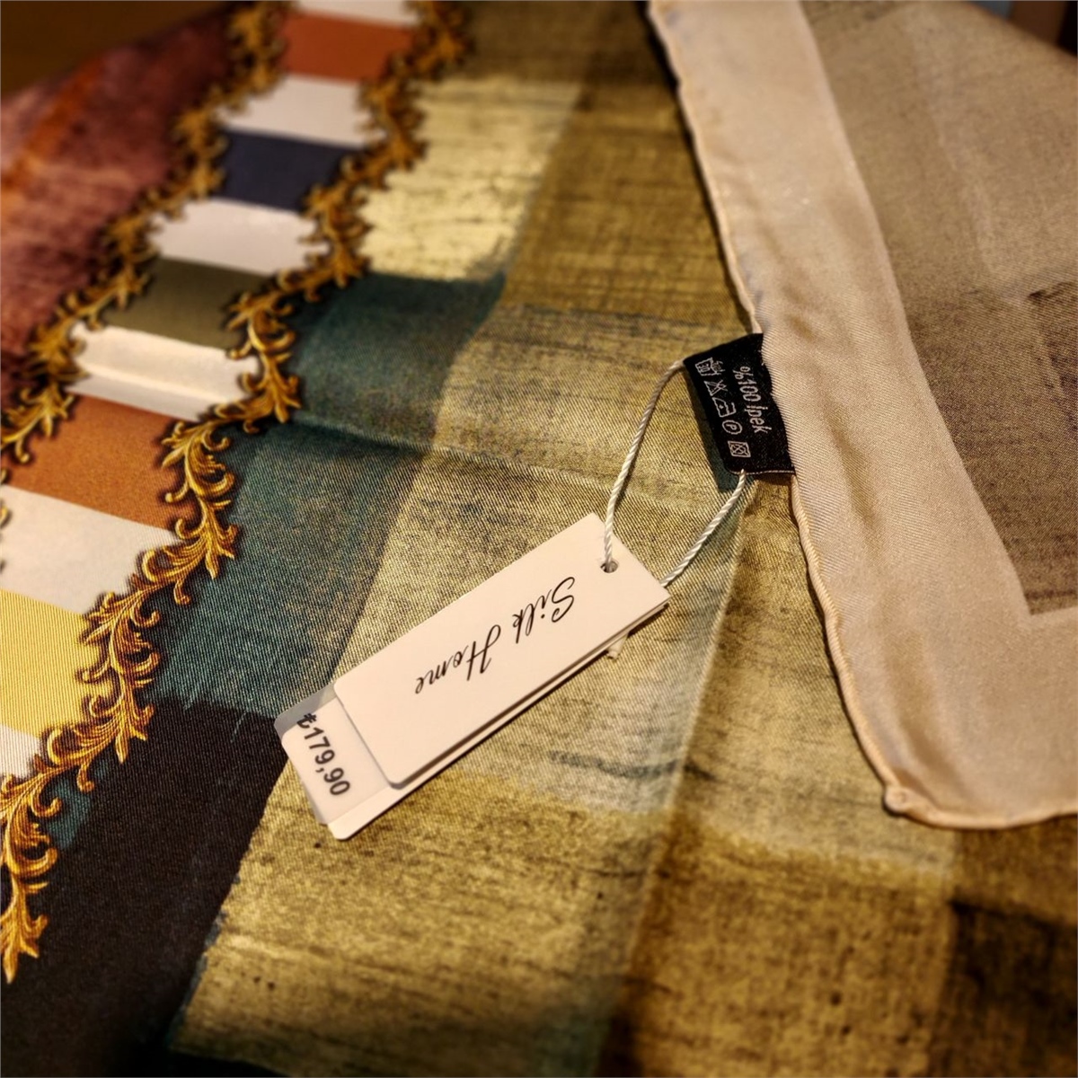 Silk Home %100 Twill İpek Eşarp
