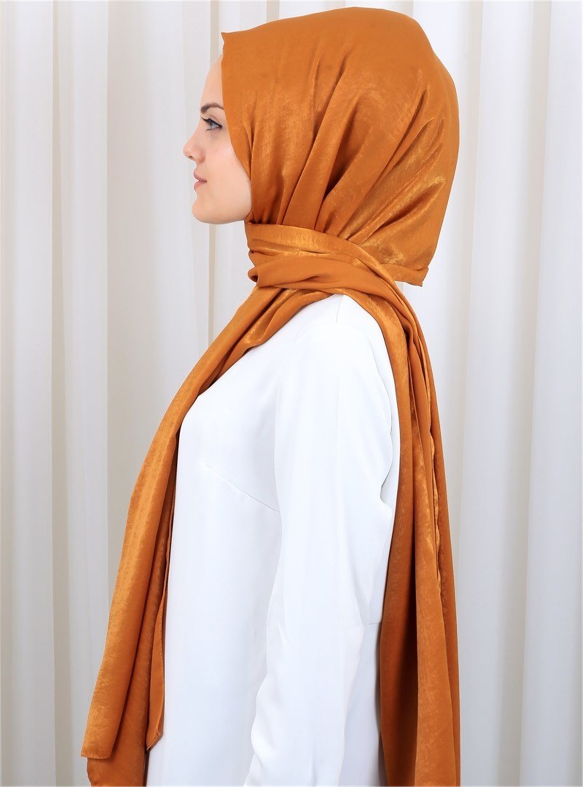 Silk Home Bambu İpeği Şal - Hardal