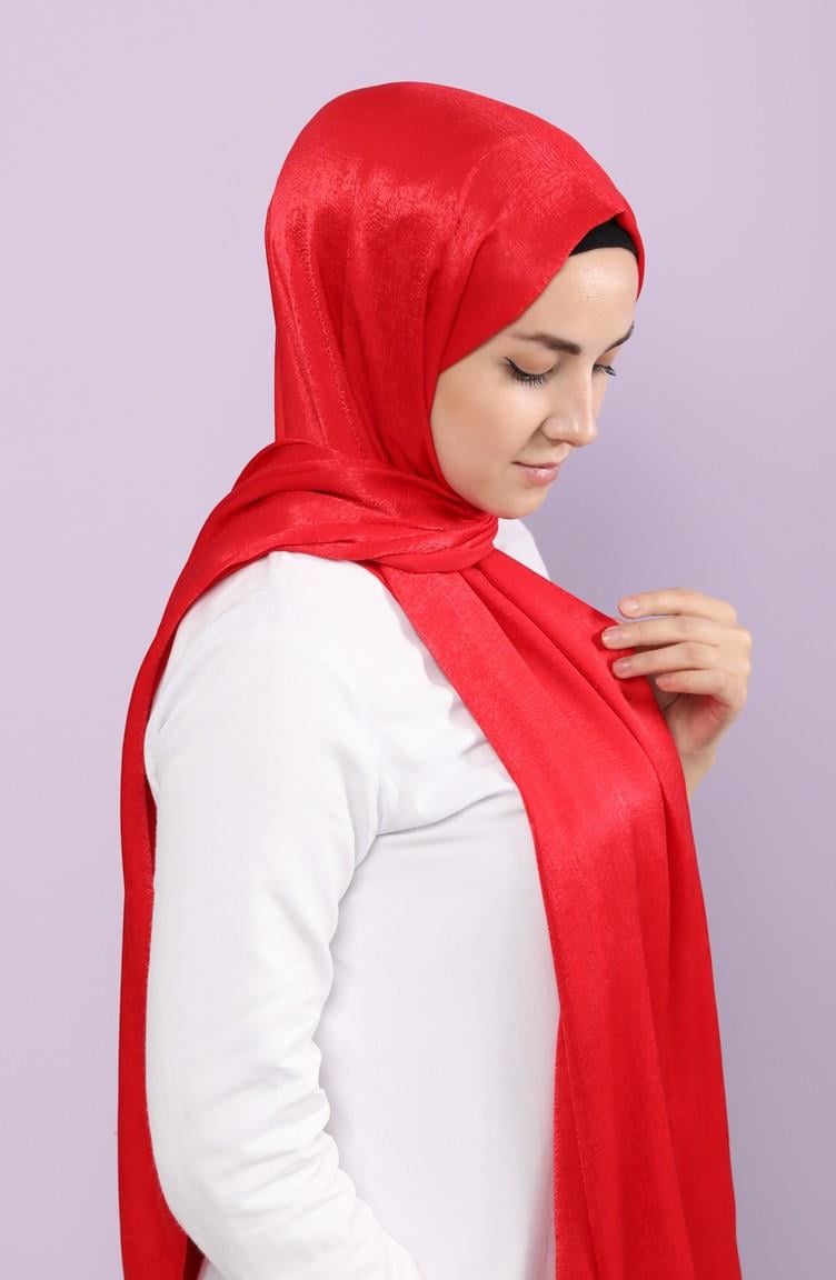 Silk Home Bambu İpeği Şal - Kırmızı