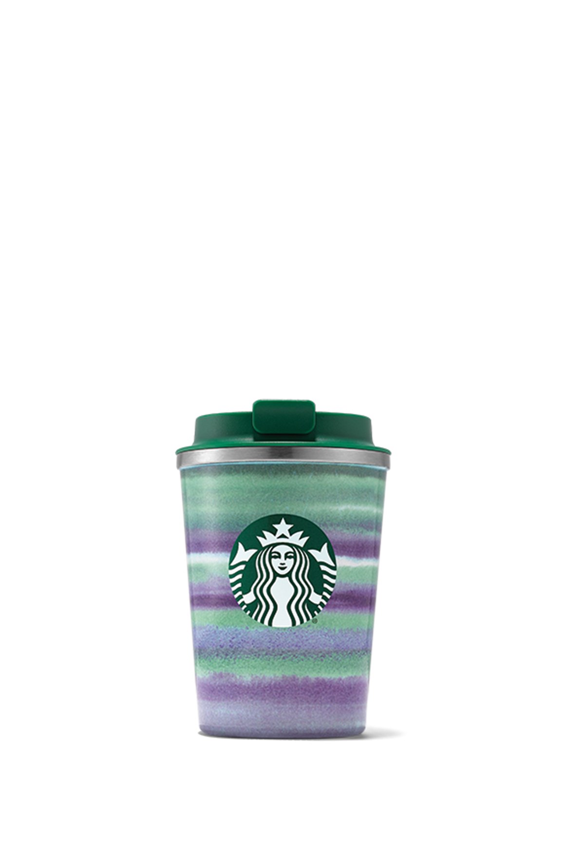Starbucks® Çizgi Desenli Paslanmaz Çelik Termos  - 355 ml - 11140906