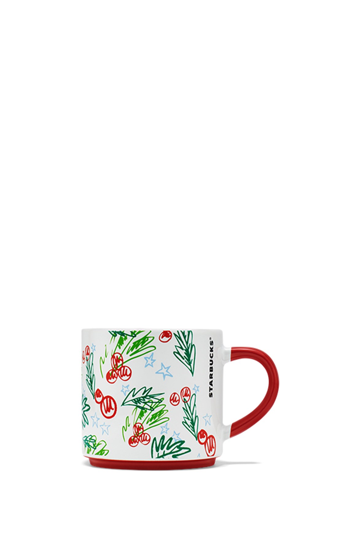 Starbucks® Desenli Seramik Kupa - Renkli - 296 ml - 11147663