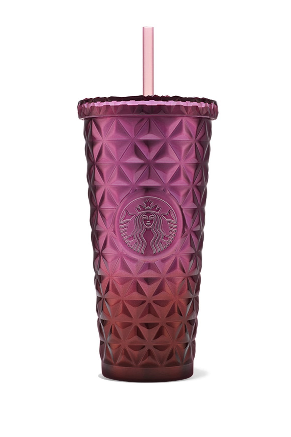 Starbucks® Parlak Paslanmaz Çelik Soğuk İçecek Bardağı - Mor - 591 ml - 11147393