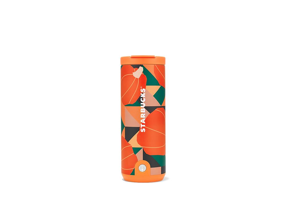 Starbucks® Paslanmaz Çelik Termos - Balkabağı Tasarımlı - 473 ml - 11154786