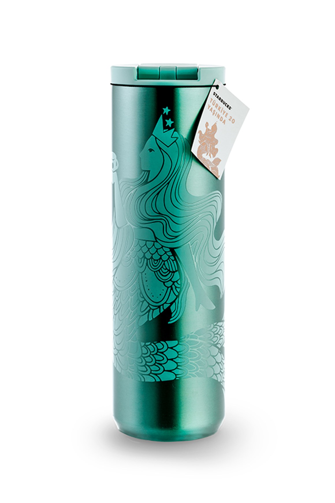 Starbucks® Paslanmaz Çelik Termos - Yeşil - 591 ml - 11148300 